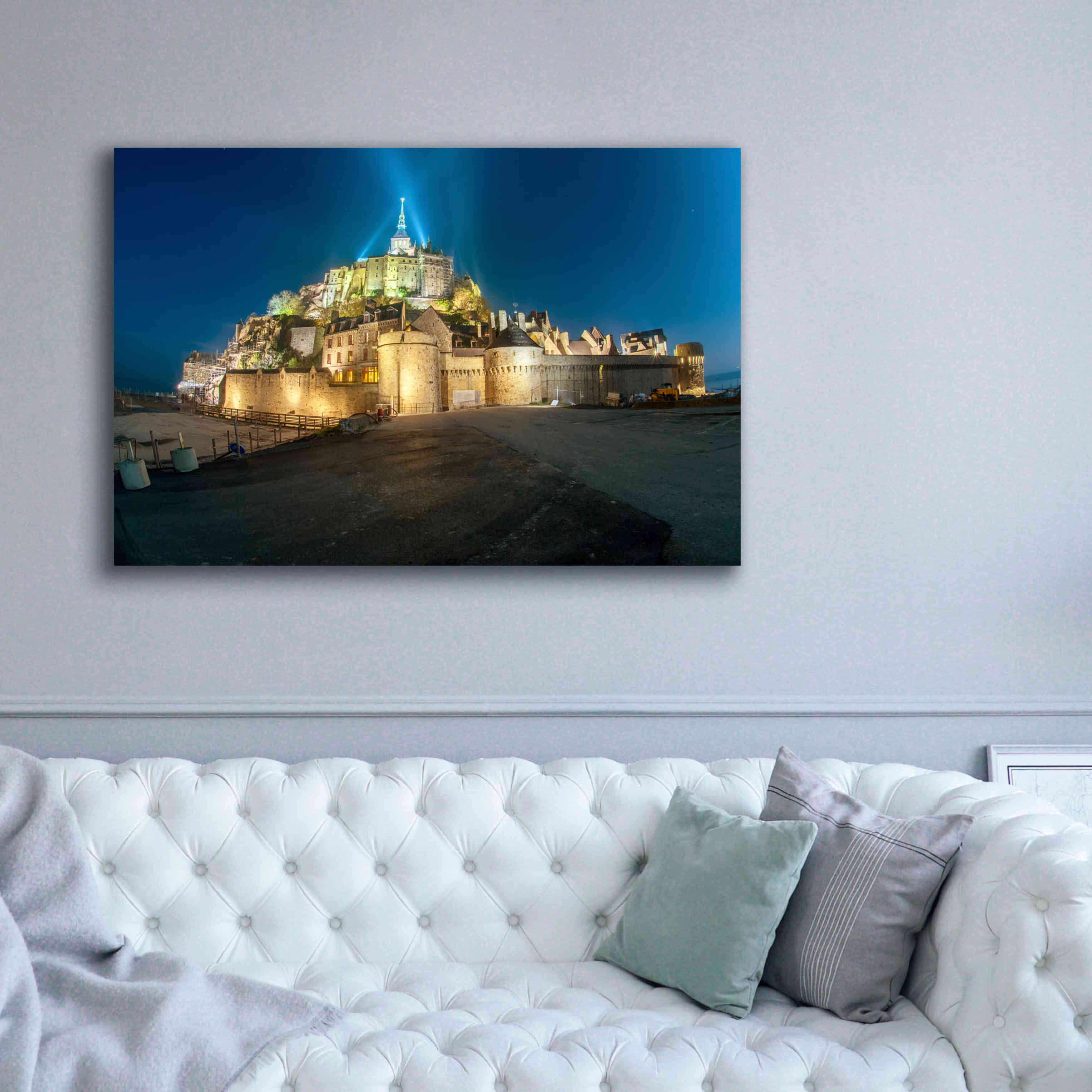 'Castle Lights' by Sebastien Lory, Giclee Canvas Wall Art,60 x 40