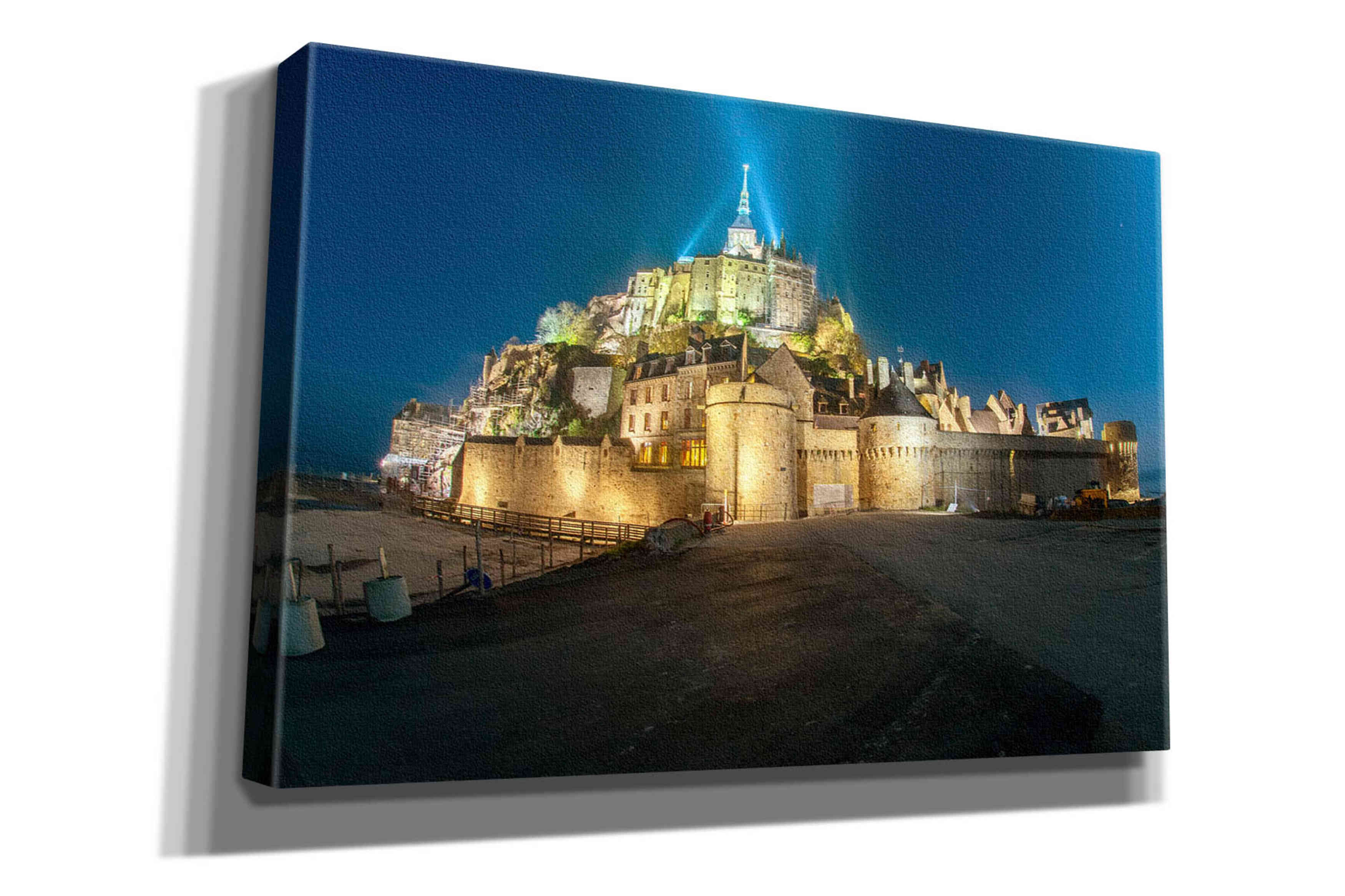 'Castle Lights' by Sebastien Lory, Giclee Canvas Wall Art