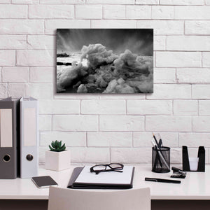 'Land Clouds' by Sebastien Lory, Giclee Canvas Wall Art,18 x 12