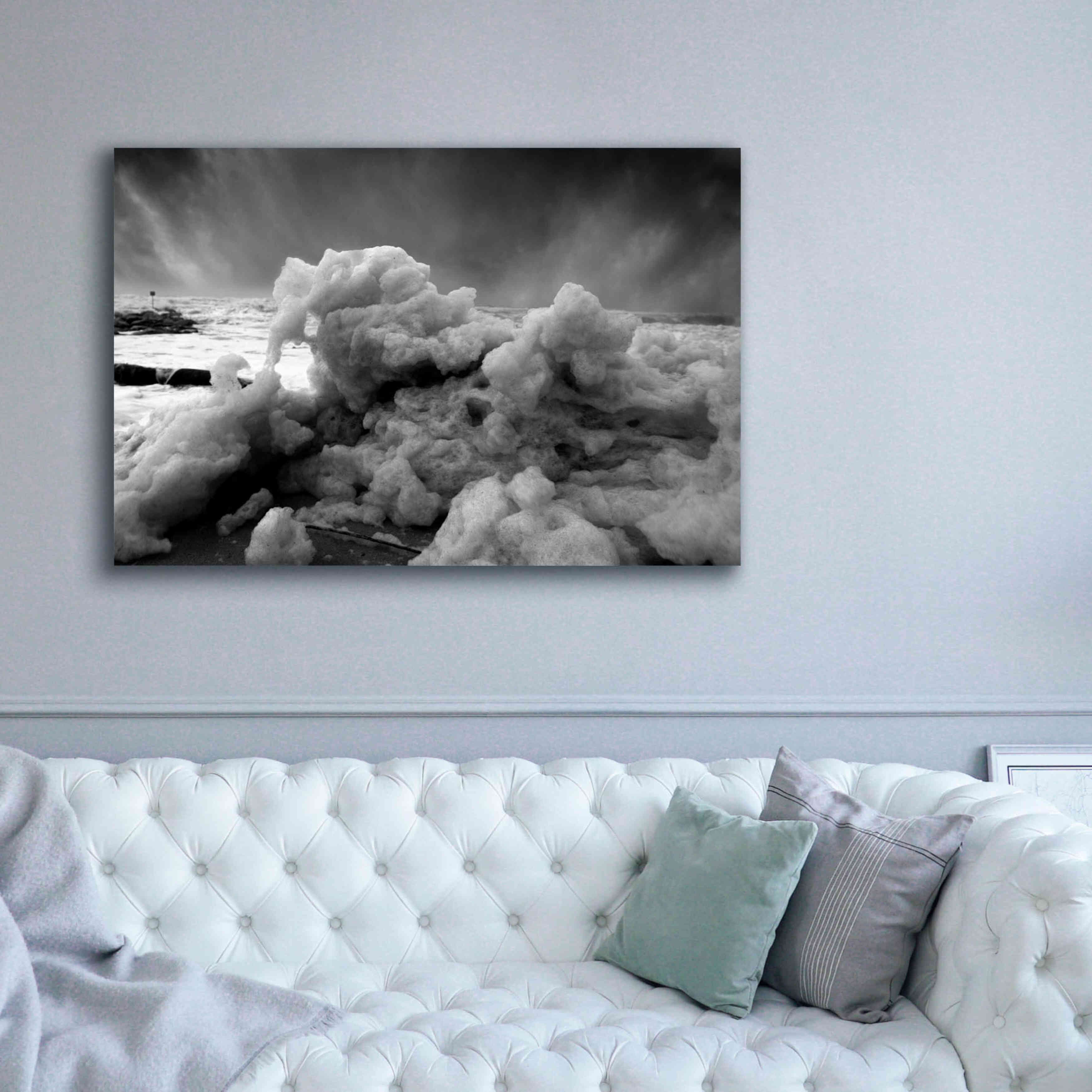 'Land Clouds' by Sebastien Lory, Giclee Canvas Wall Art,60 x 40