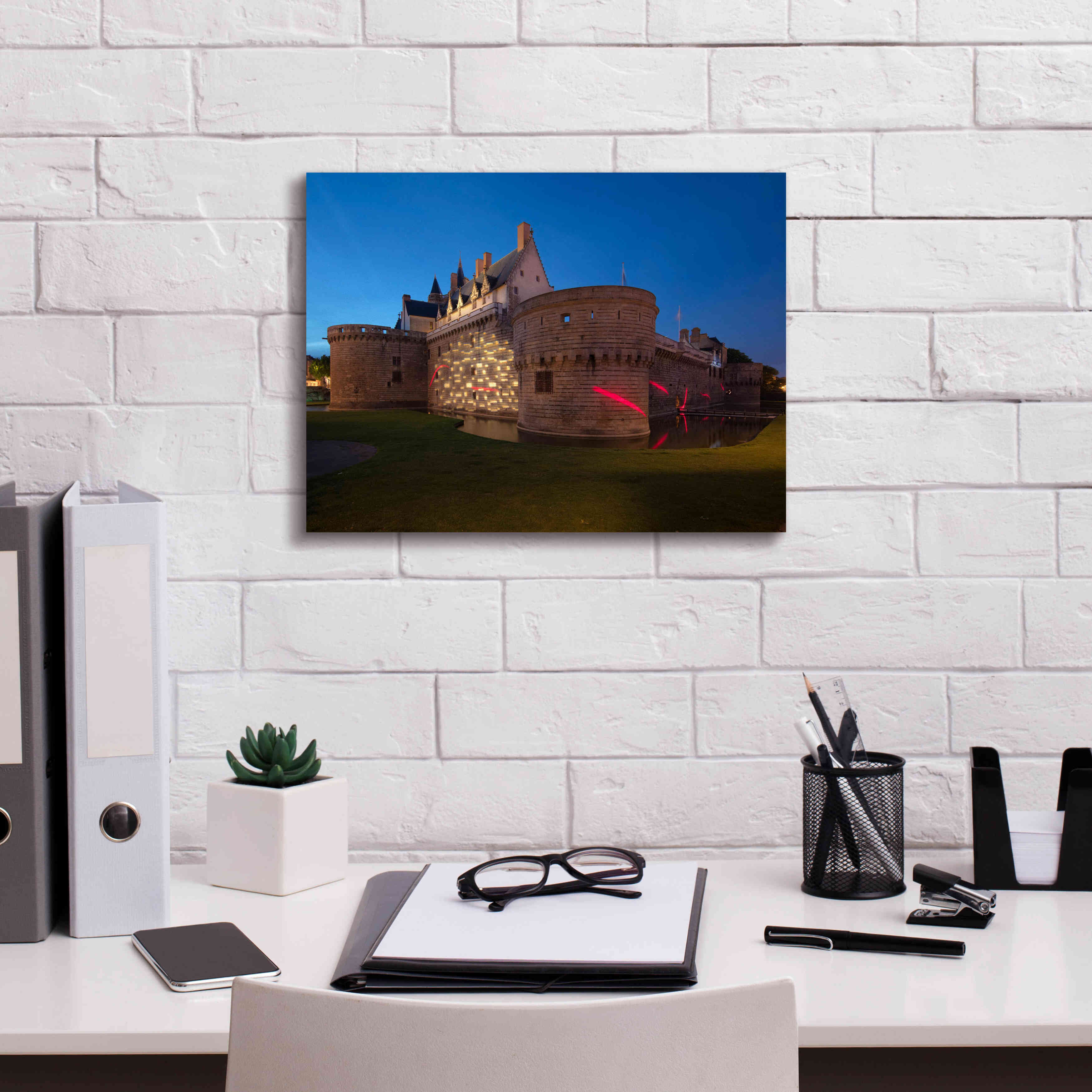 'Behind the Castle' by Sebastien Lory, Giclee Canvas Wall Art,16 x 12