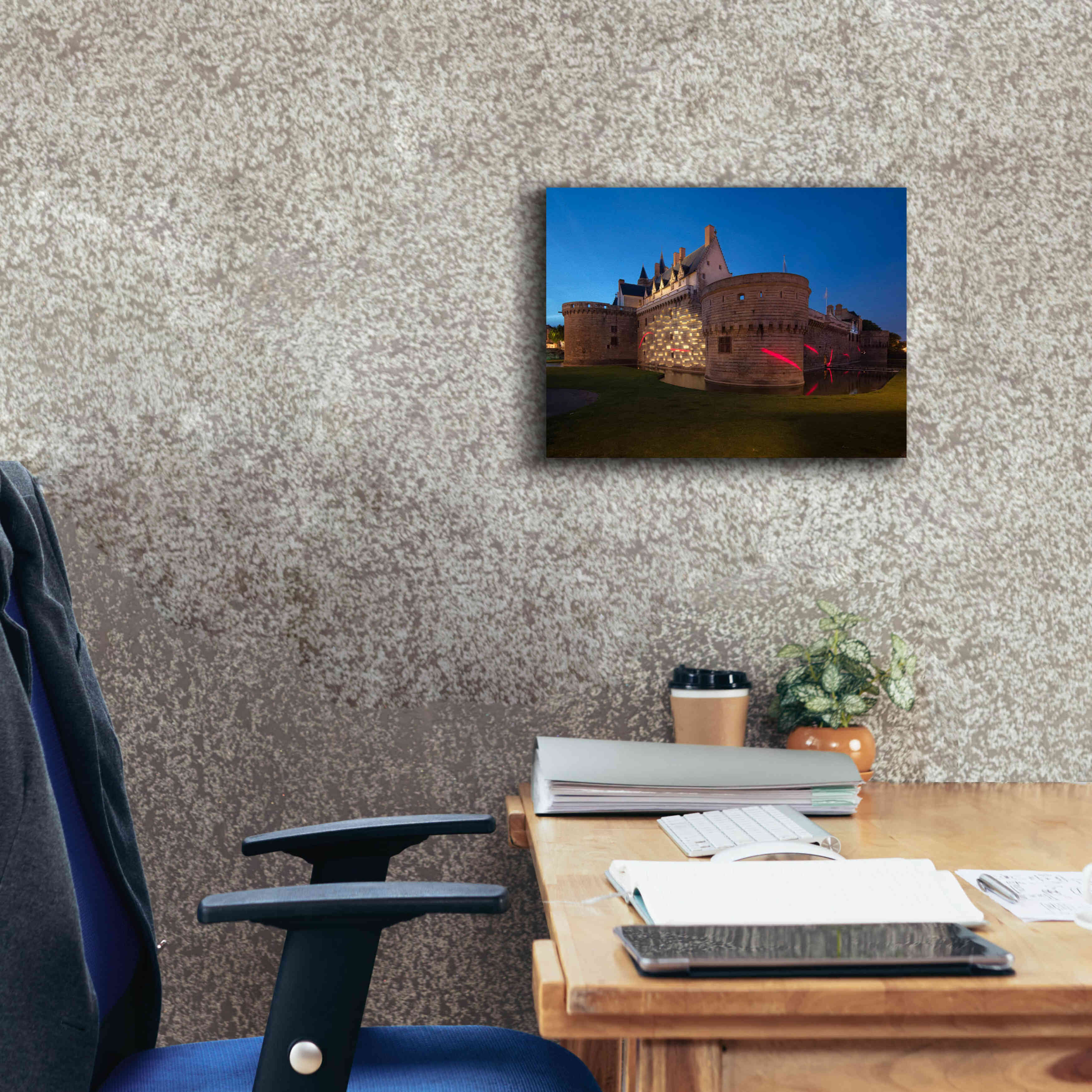 'Behind the Castle' by Sebastien Lory, Giclee Canvas Wall Art,16 x 12