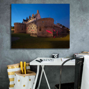 'Behind the Castle' by Sebastien Lory, Giclee Canvas Wall Art,34 x 26