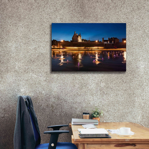 Image of 'Castle Reflections' by Sebastien Lory, Giclee Canvas Wall Art,40 x 26