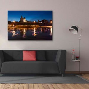 'Castle Reflections' by Sebastien Lory, Giclee Canvas Wall Art,60 x 40