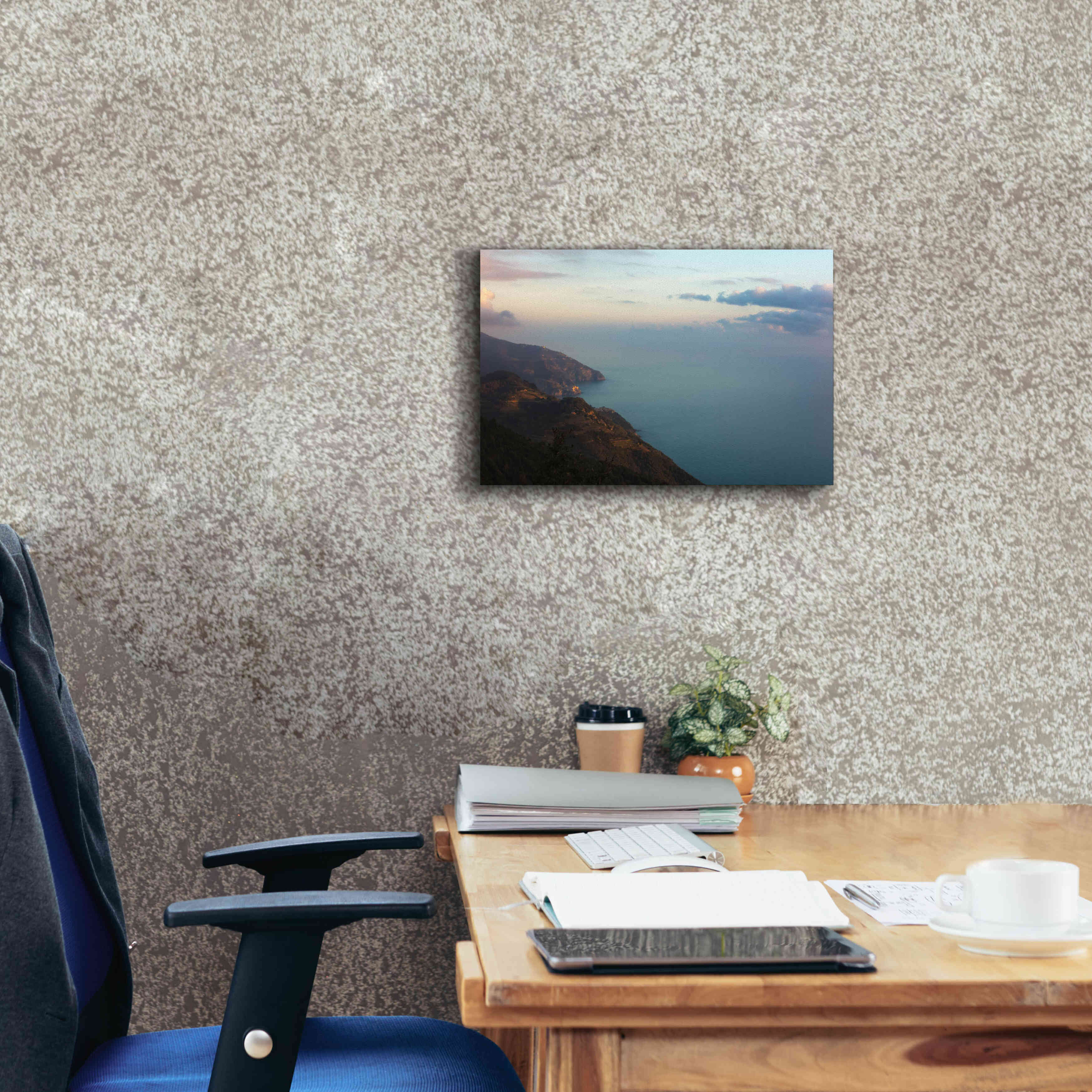 'Ocean Views' by Sebastien Lory, Giclee Canvas Wall Art,18 x 12