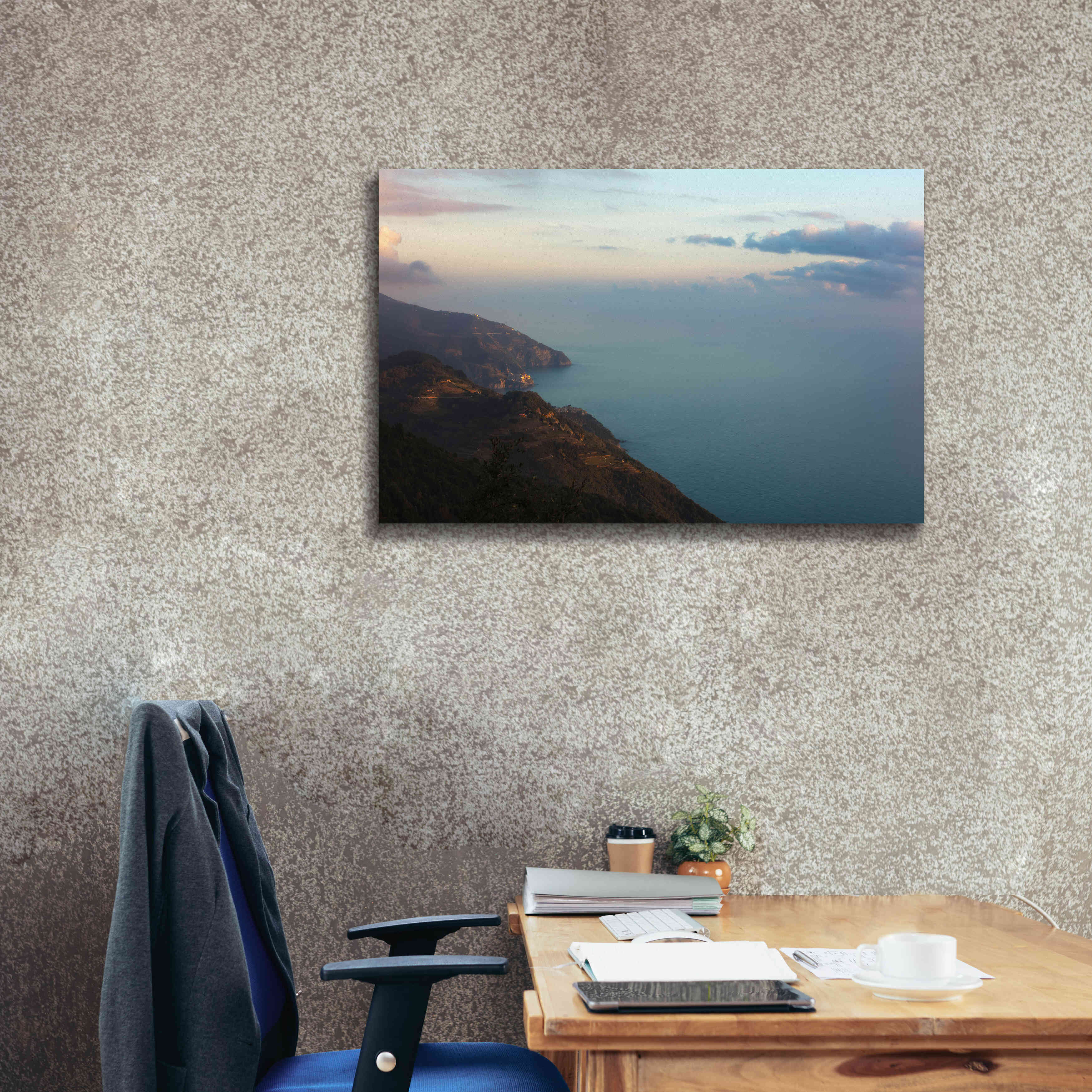 'Ocean Views' by Sebastien Lory, Giclee Canvas Wall Art,40 x 26