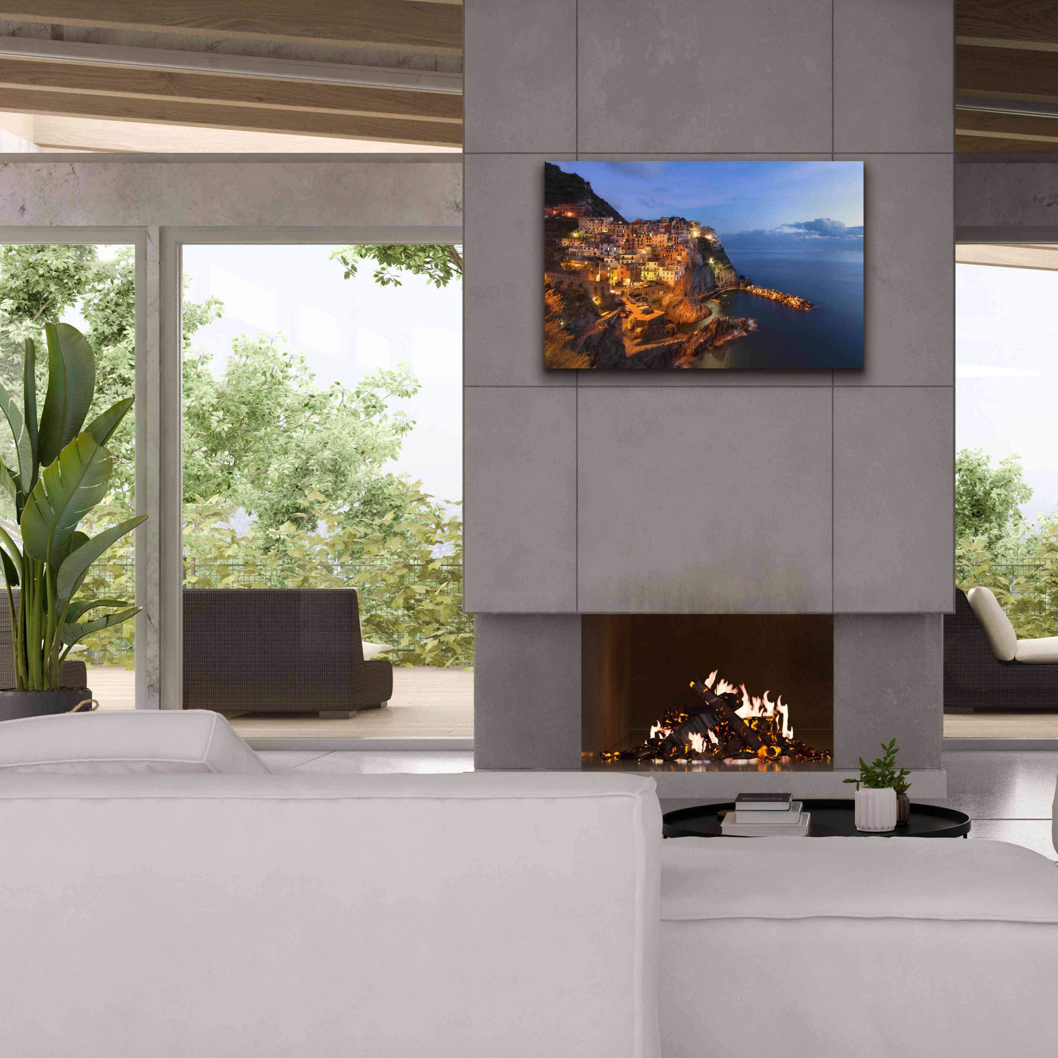 'Magestic Night' by Sebastien Lory, Giclee Canvas Wall Art,40 x 26