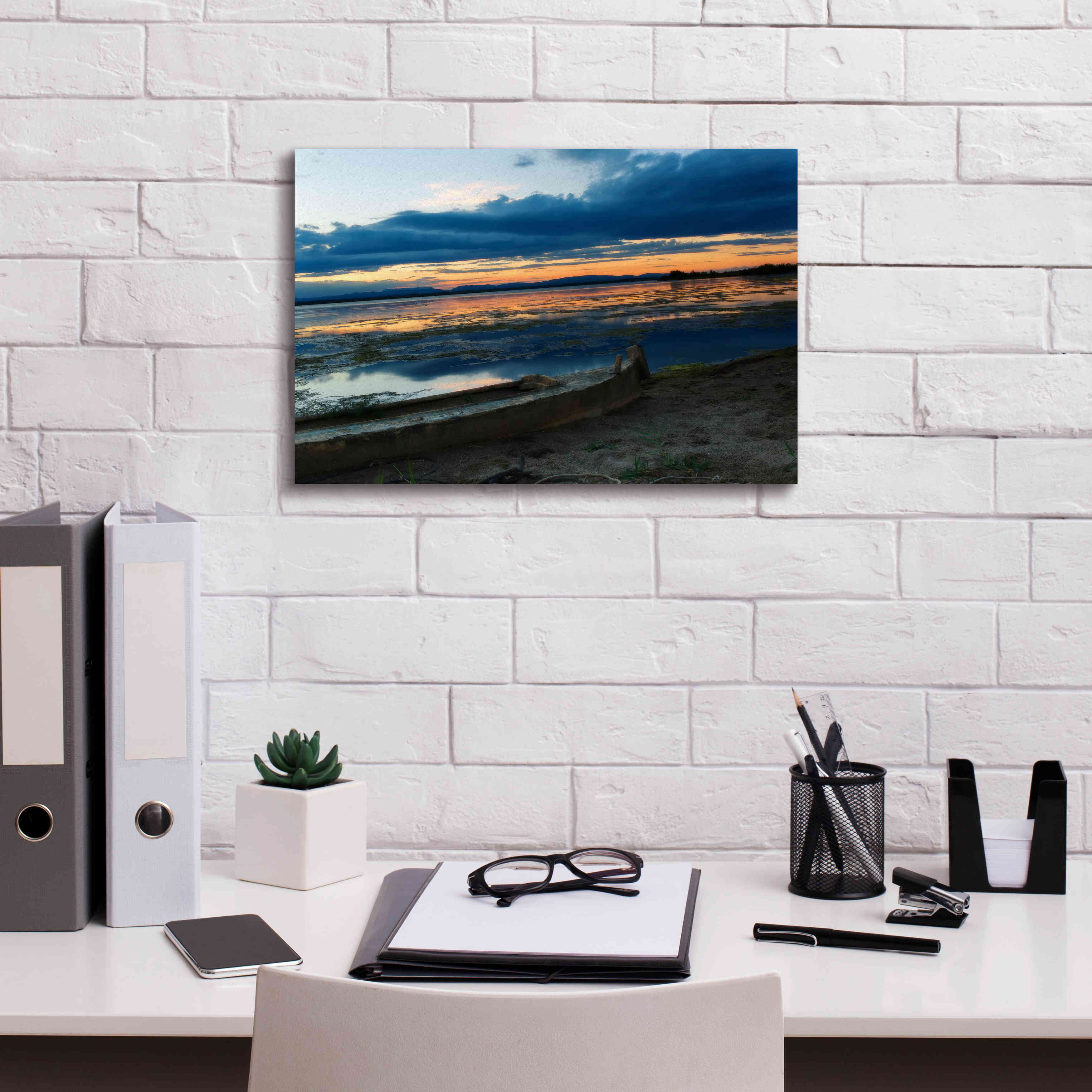 'Complementary colors in Nature' by Sebastien Lory, Giclee Canvas Wall Art,18 x 12