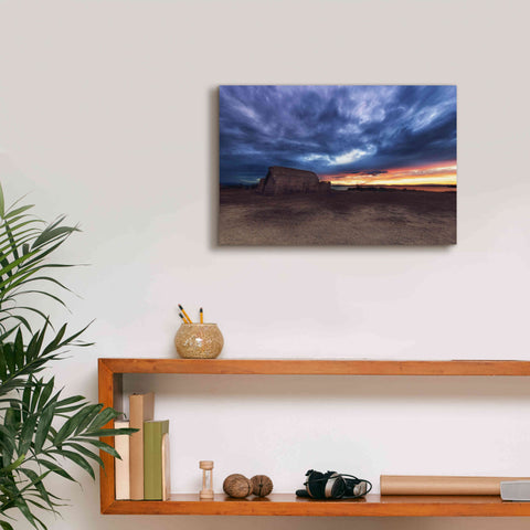 Image of 'Stormy Sky' by Sebastien Lory, Giclee Canvas Wall Art,18 x 12