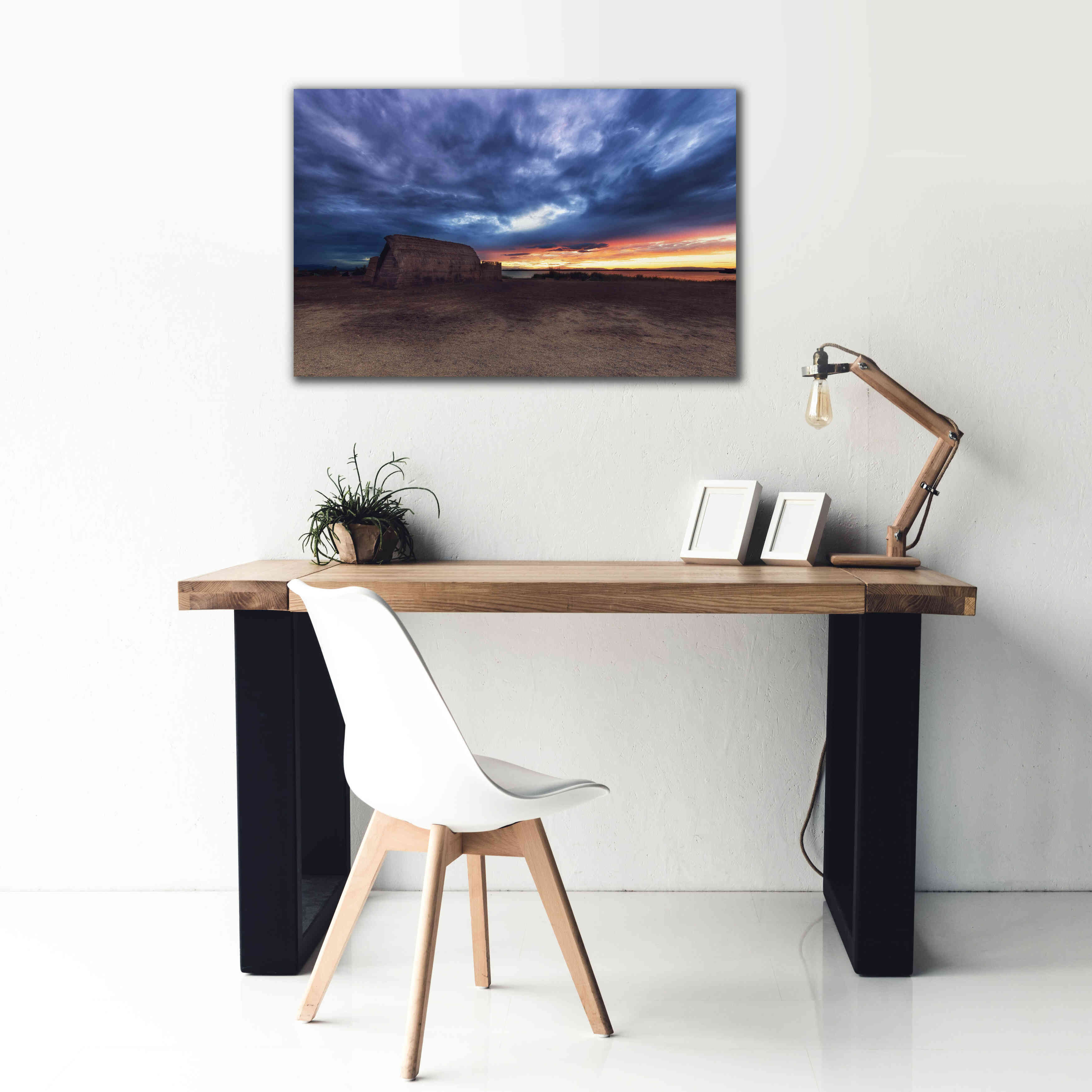 'Stormy Sky' by Sebastien Lory, Giclee Canvas Wall Art,40 x 26