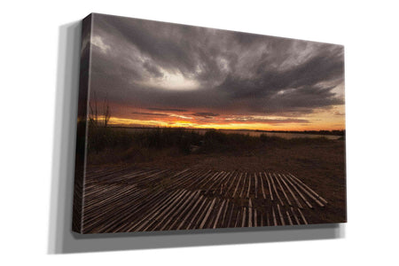 'Stormy Sunset' by Sebastien Lory, Giclee Canvas Wall Art