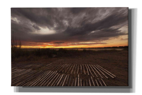 Image of 'Stormy Sunset' by Sebastien Lory, Giclee Canvas Wall Art