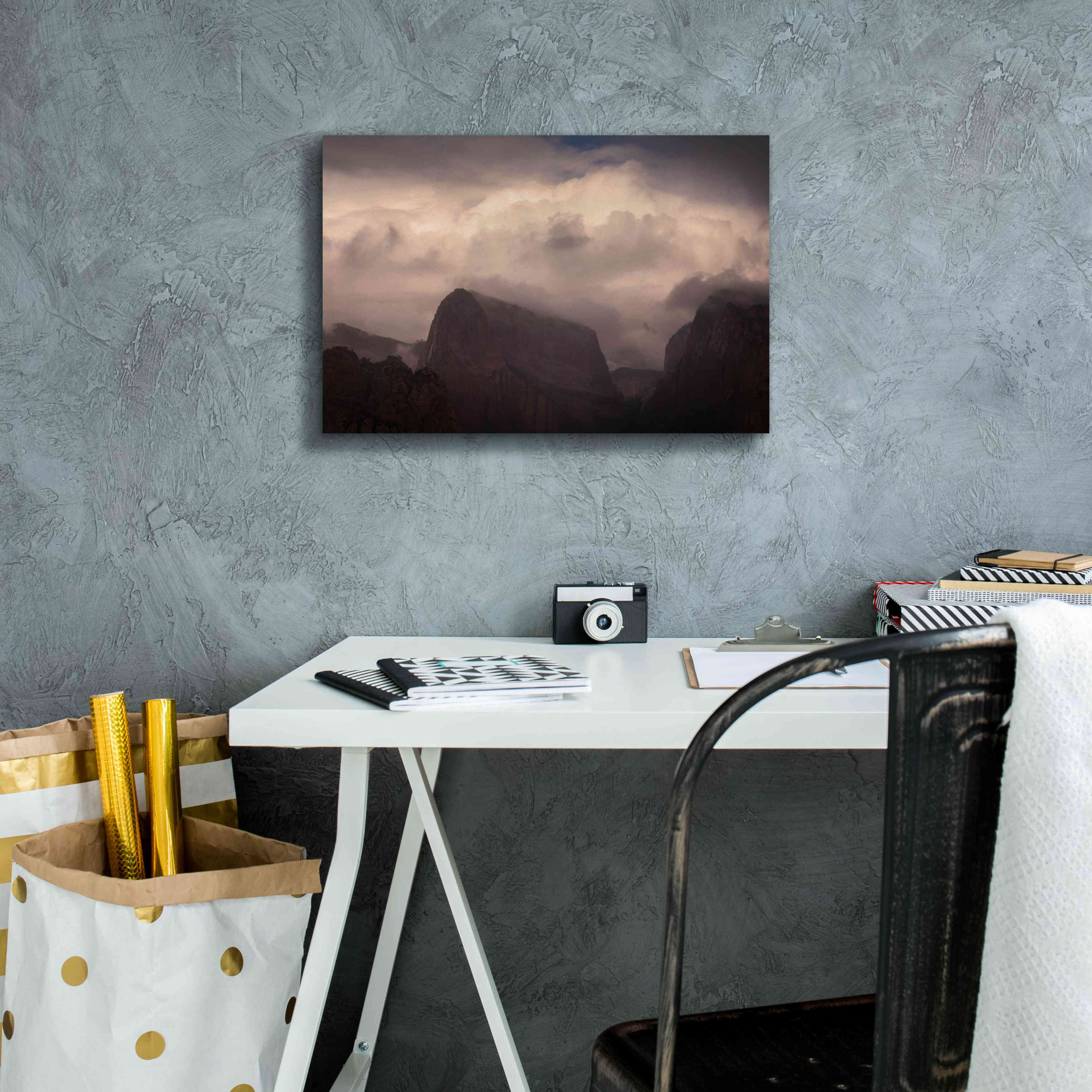 'In Clouds' by Sebastien Lory, Giclee Canvas Wall Art,18 x 12