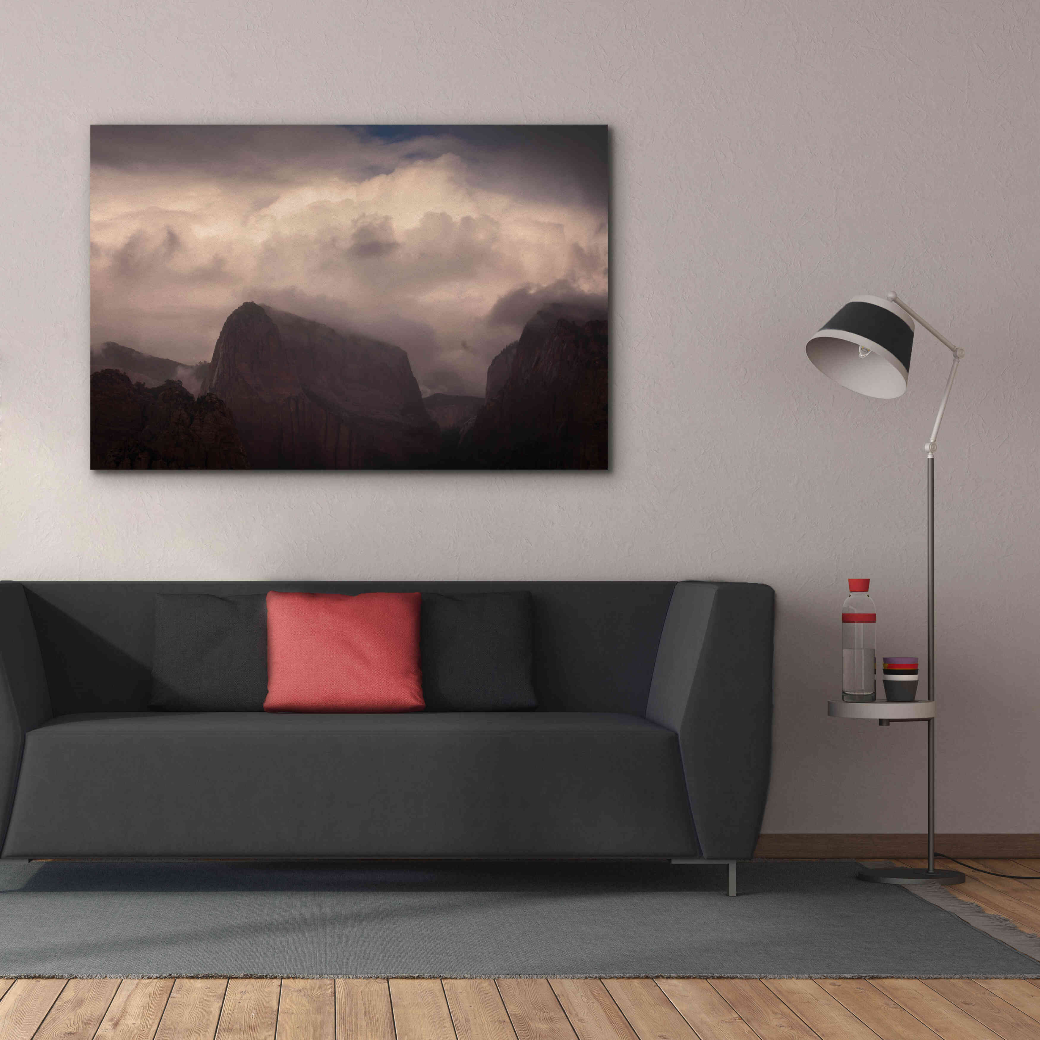 'In Clouds' by Sebastien Lory, Giclee Canvas Wall Art,60 x 40