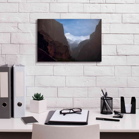 Image of 'Mistery Canyon I' by Sebastien Lory, Giclee Canvas Wall Art,18 x 12