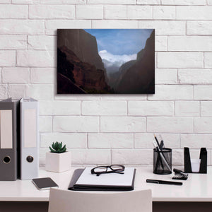 'Mistery Canyon I' by Sebastien Lory, Giclee Canvas Wall Art,18 x 12