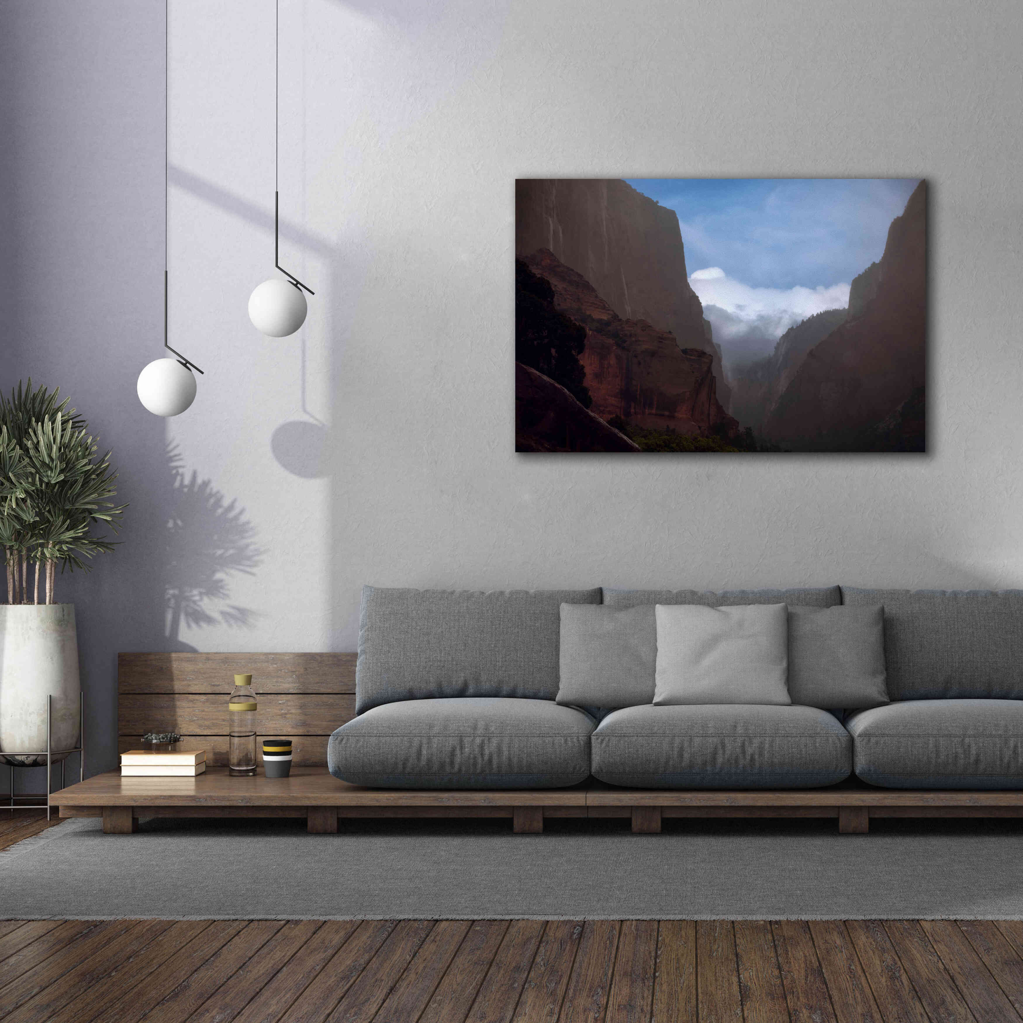 'Mistery Canyon I' by Sebastien Lory, Giclee Canvas Wall Art,60 x 40