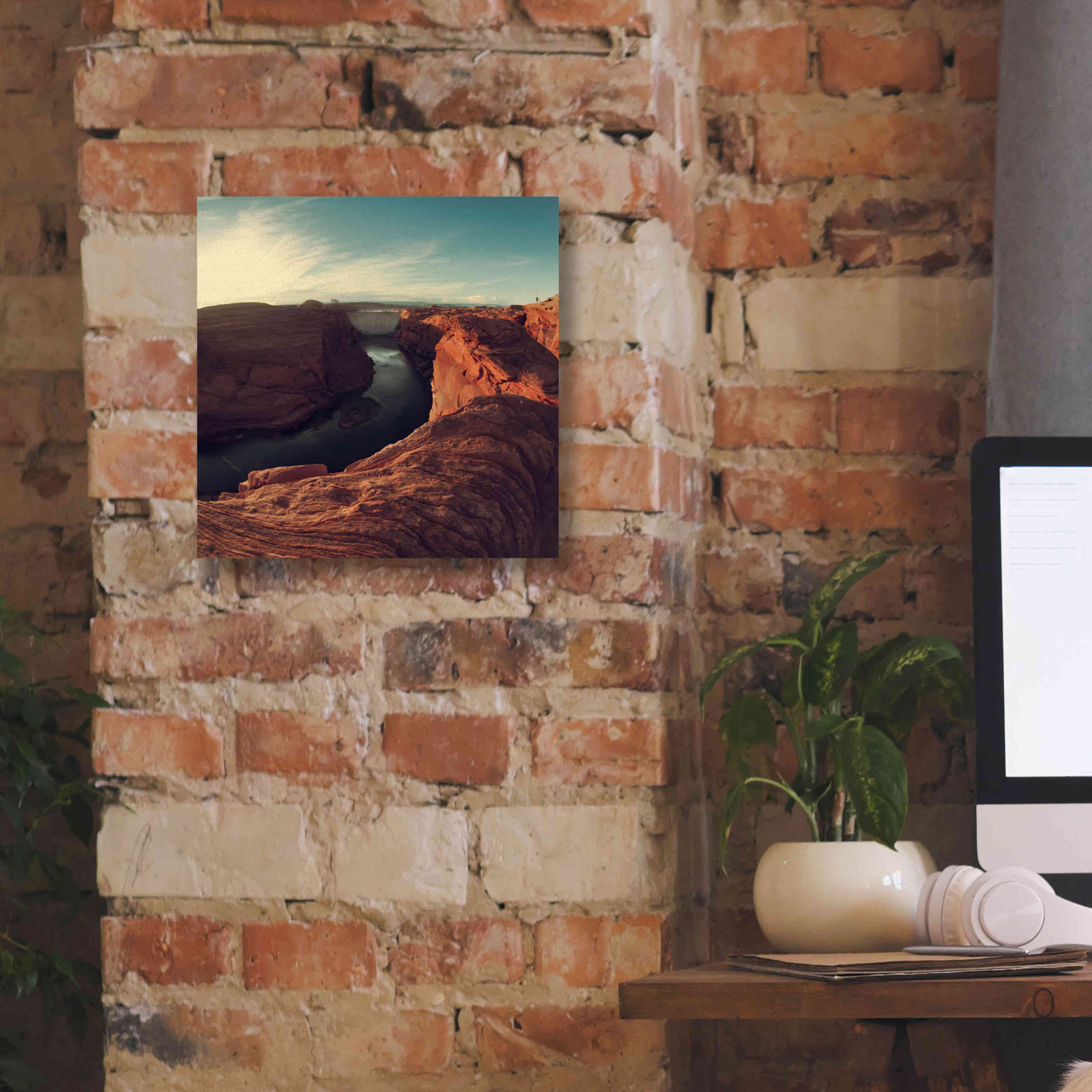 'Mistery Canyon II' by Sebastien Lory, Giclee Canvas Wall Art,12 x 12