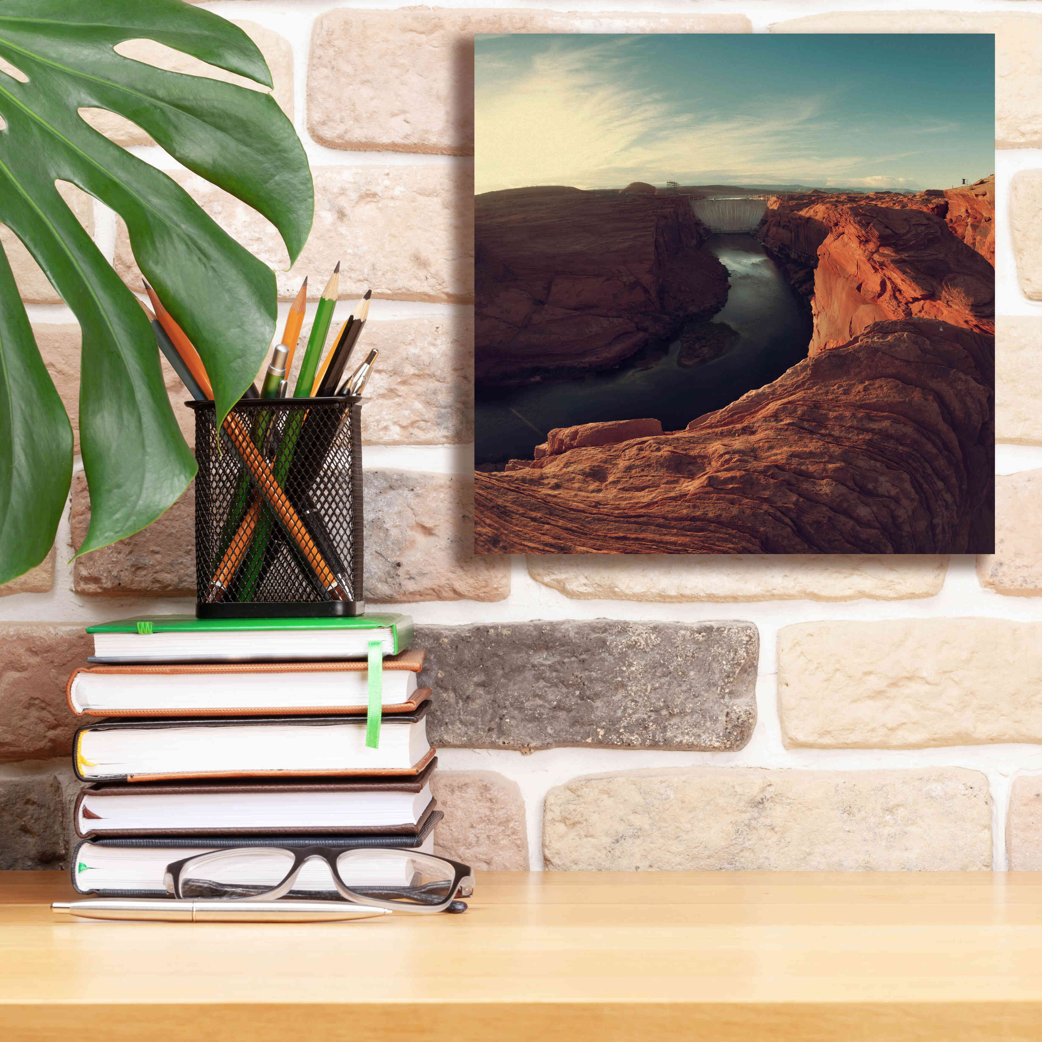 'Mistery Canyon II' by Sebastien Lory, Giclee Canvas Wall Art,12 x 12