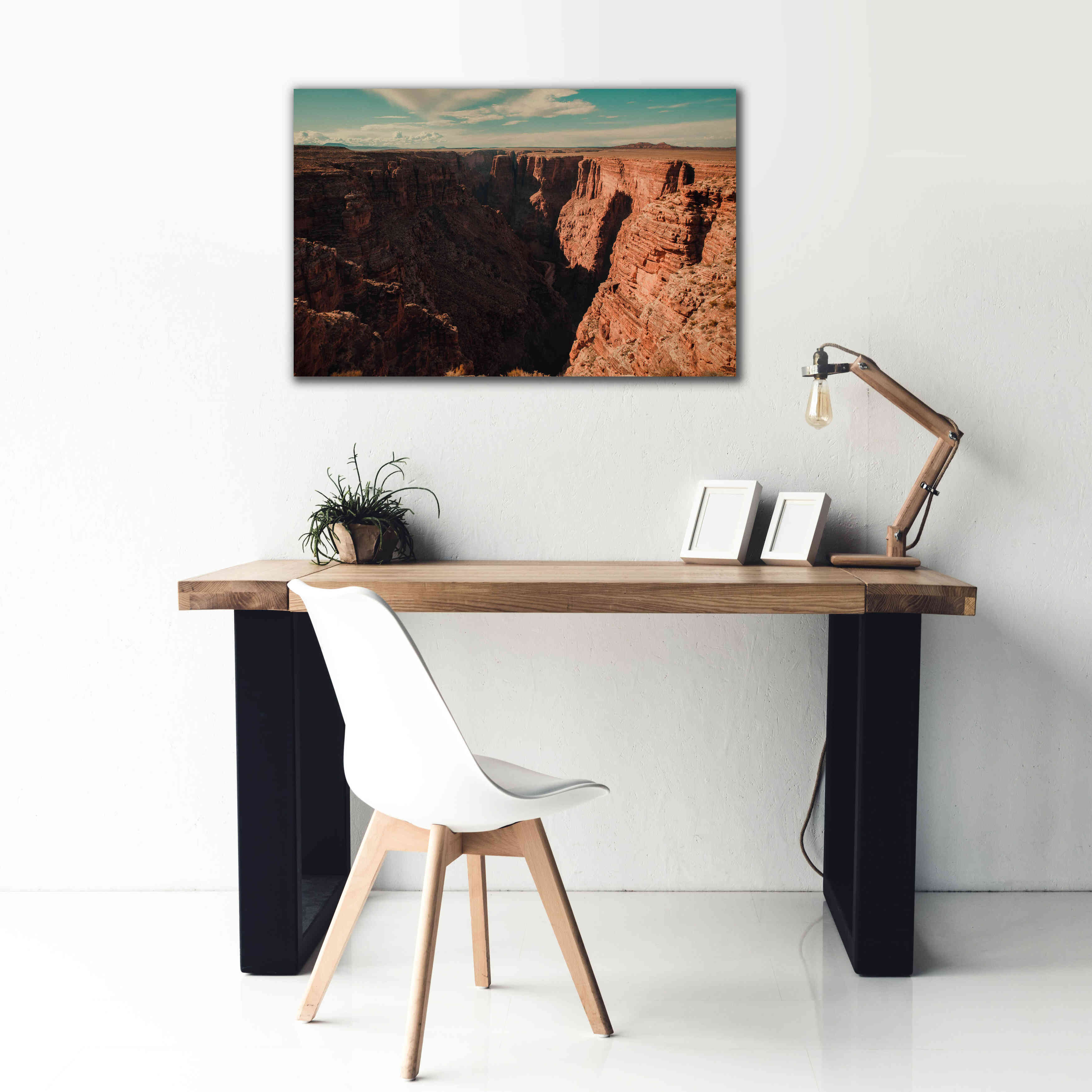 'Mistery Canyon III' by Sebastien Lory, Giclee Canvas Wall Art,40 x 26