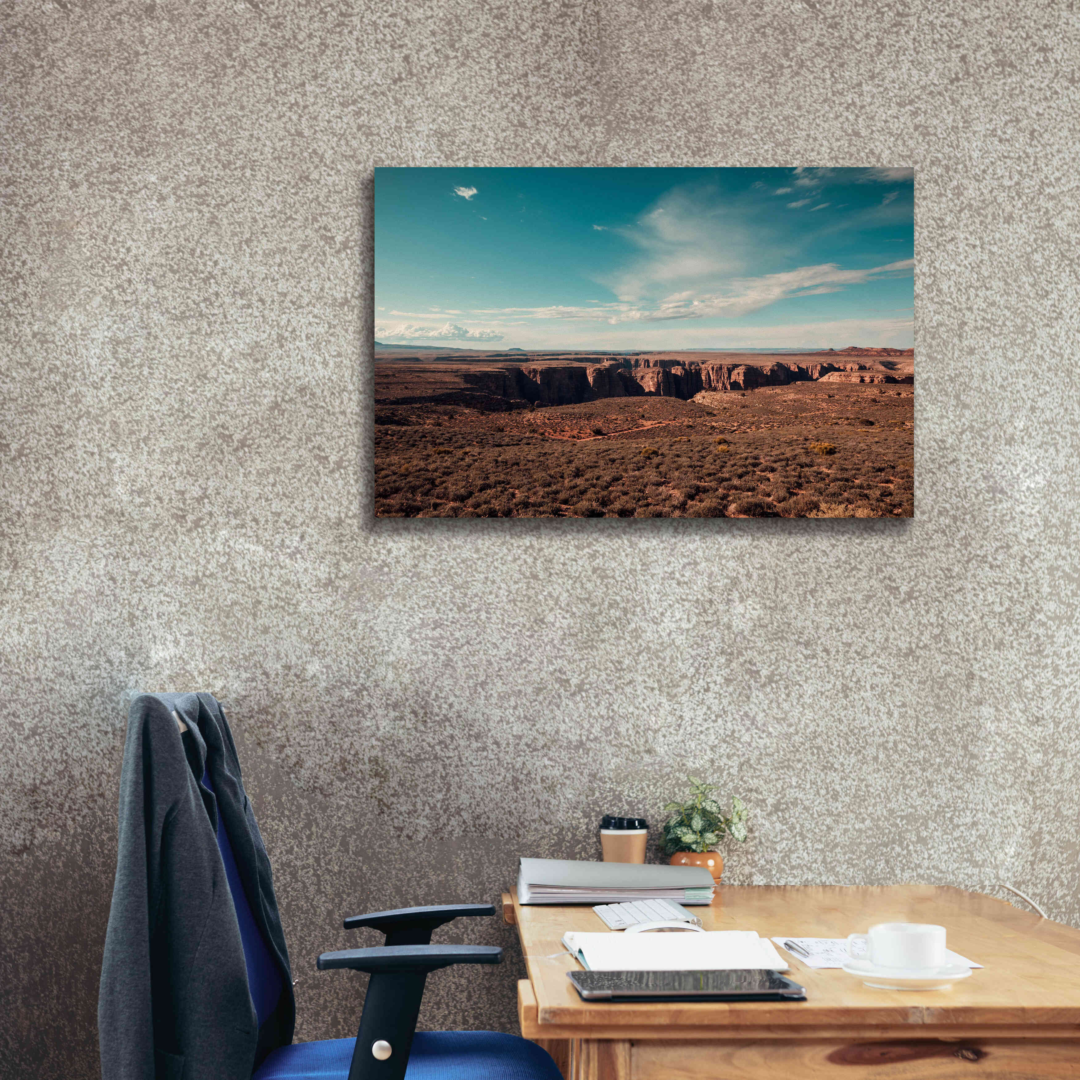 'Mistery Canyon IV' by Sebastien Lory, Giclee Canvas Wall Art,40 x 26