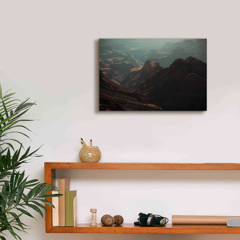 Image of 'Mountains' by Sebastien Lory, Giclee Canvas Wall Art,18 x 12