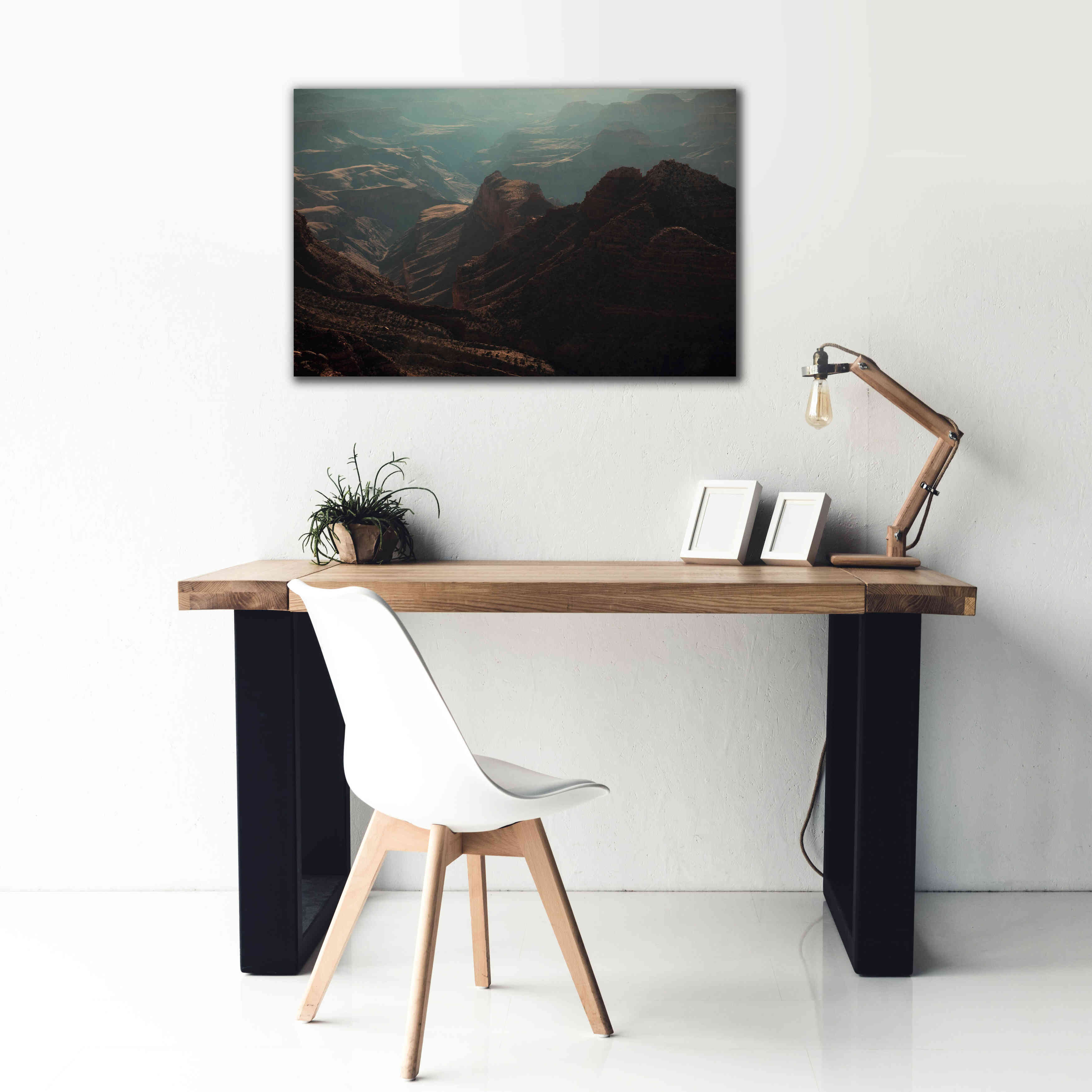 'Mountains' by Sebastien Lory, Giclee Canvas Wall Art,40 x 26
