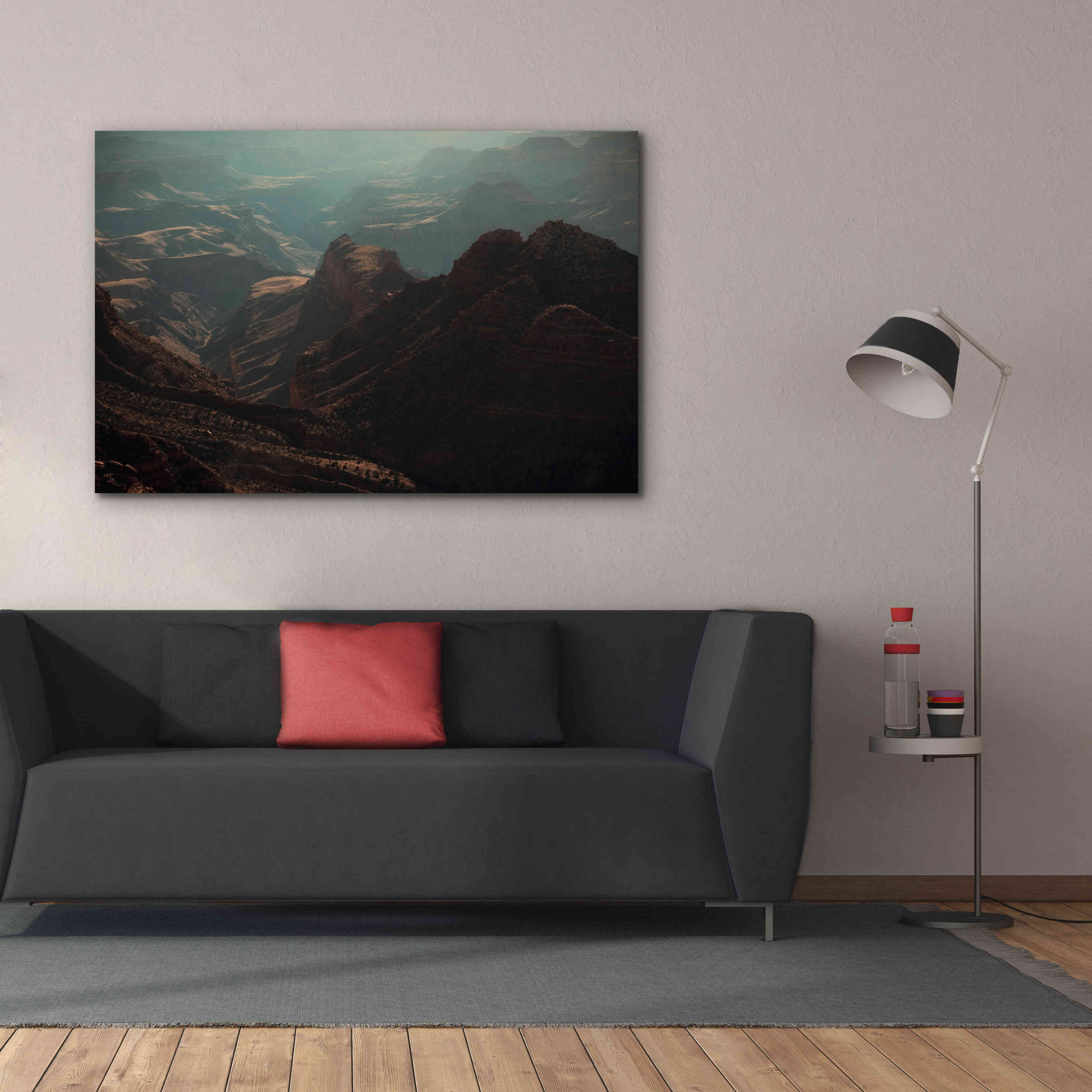 'Mountains' by Sebastien Lory, Giclee Canvas Wall Art,60 x 40