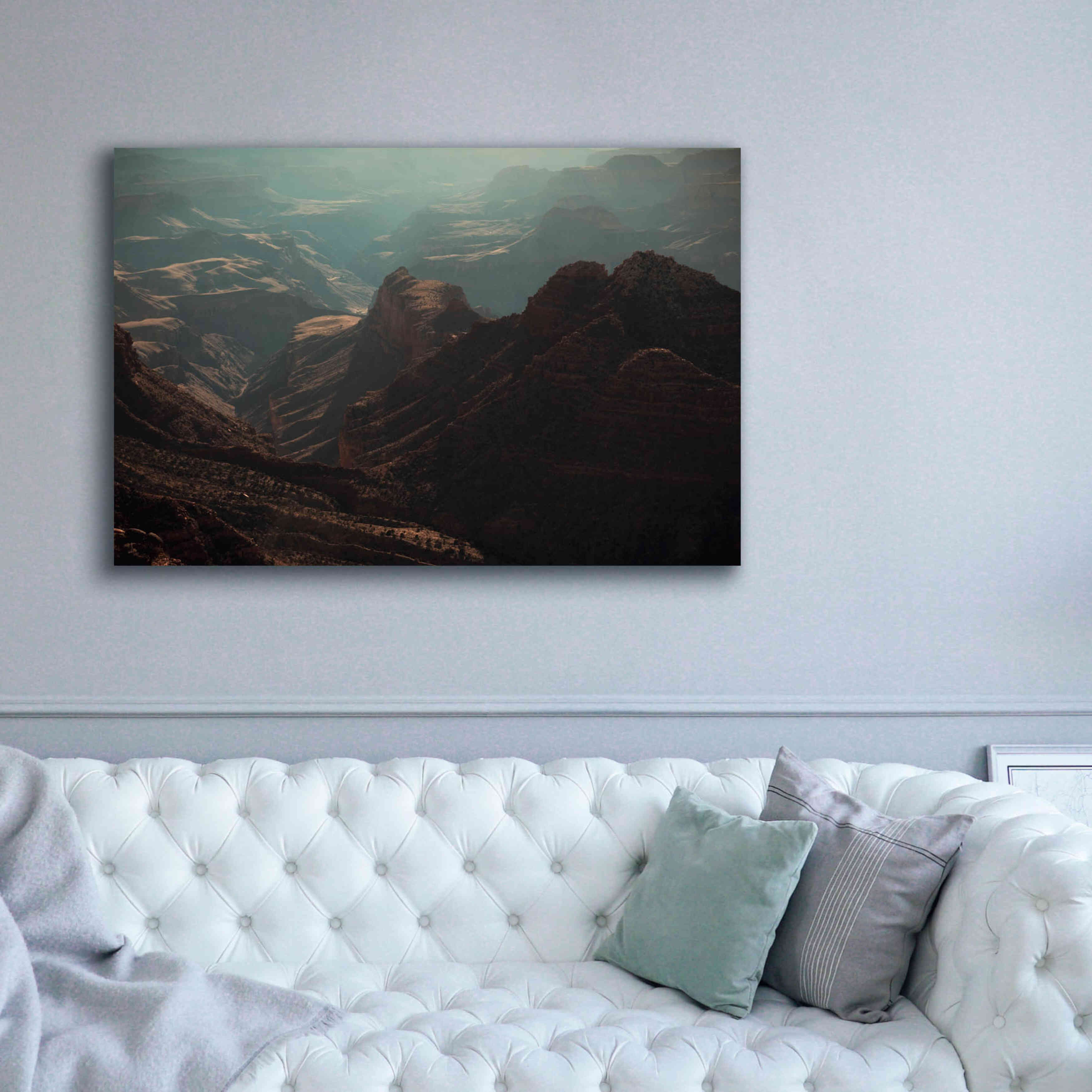 'Mountains' by Sebastien Lory, Giclee Canvas Wall Art,60 x 40