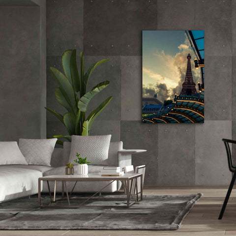 Image of 'Eiffel Vegas' by Sebastien Lory, Giclee Canvas Wall Art,40 x 60
