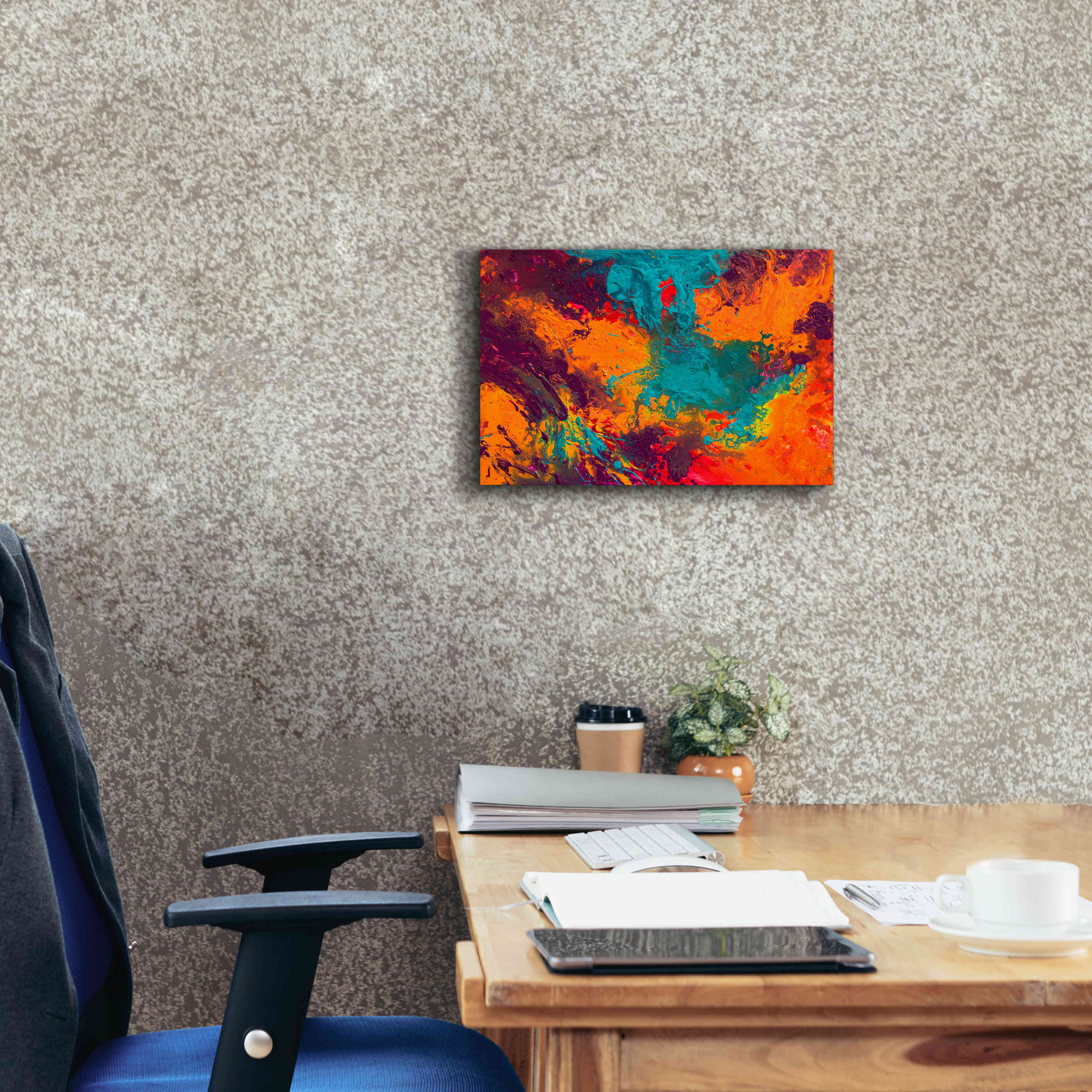 'Creation of America' by Jace D McTier, Giclee Canvas Wall Art,18 x 12