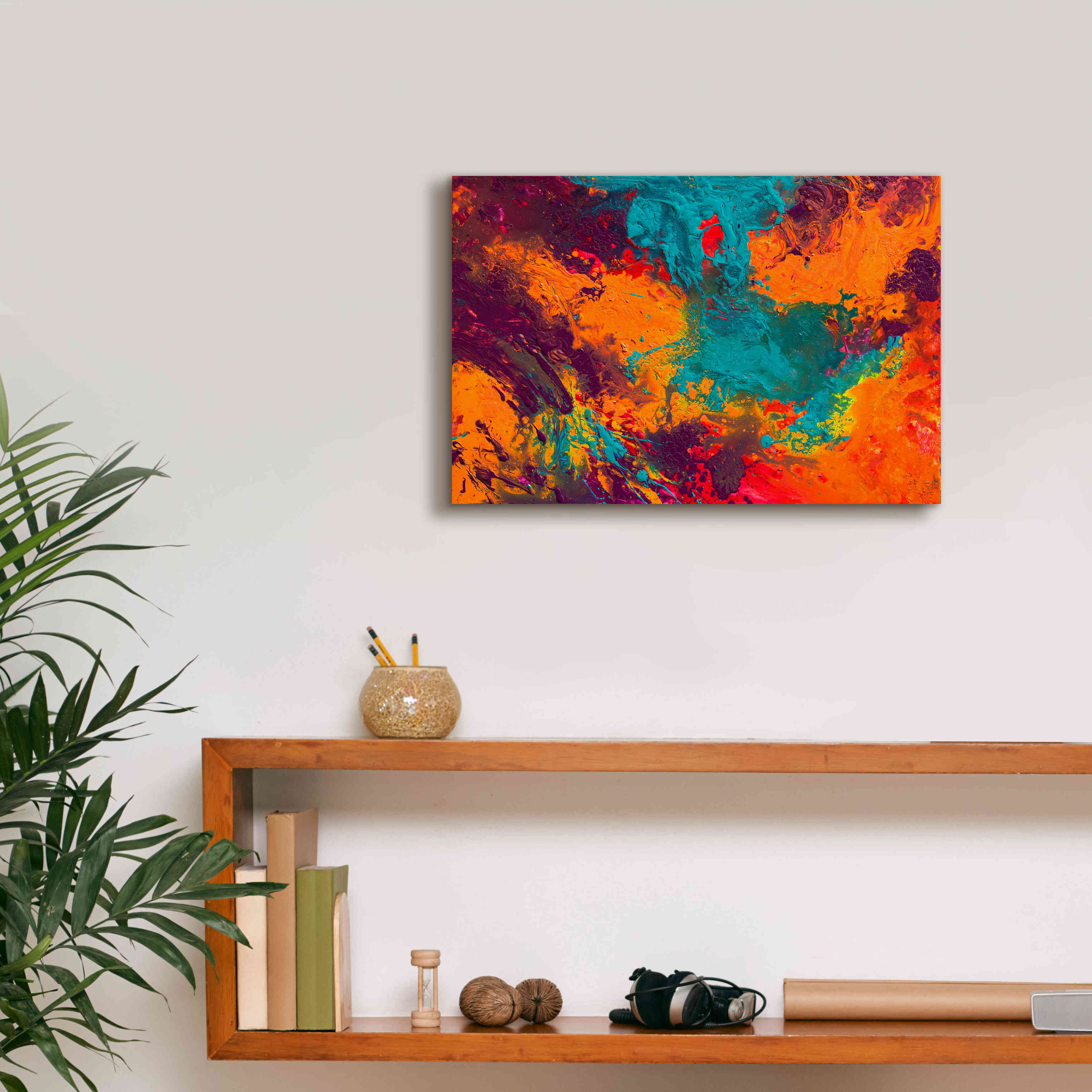 'Creation of America' by Jace D McTier, Giclee Canvas Wall Art,18 x 12