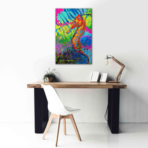 'Miniature Majesty of the Ocean Orange Caribbe' by Jace D McTier, Giclee Canvas Wall Art,26 x 40