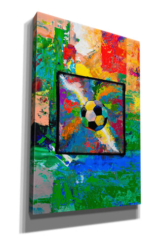 Image of 'Window into the Soccer Universe Red and Green' by Jace D McTier, Giclee Canvas Wall Art