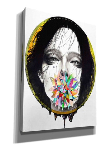 Image of 'Black Blossom' by MinJae, Giclee Canvas Wall Art
