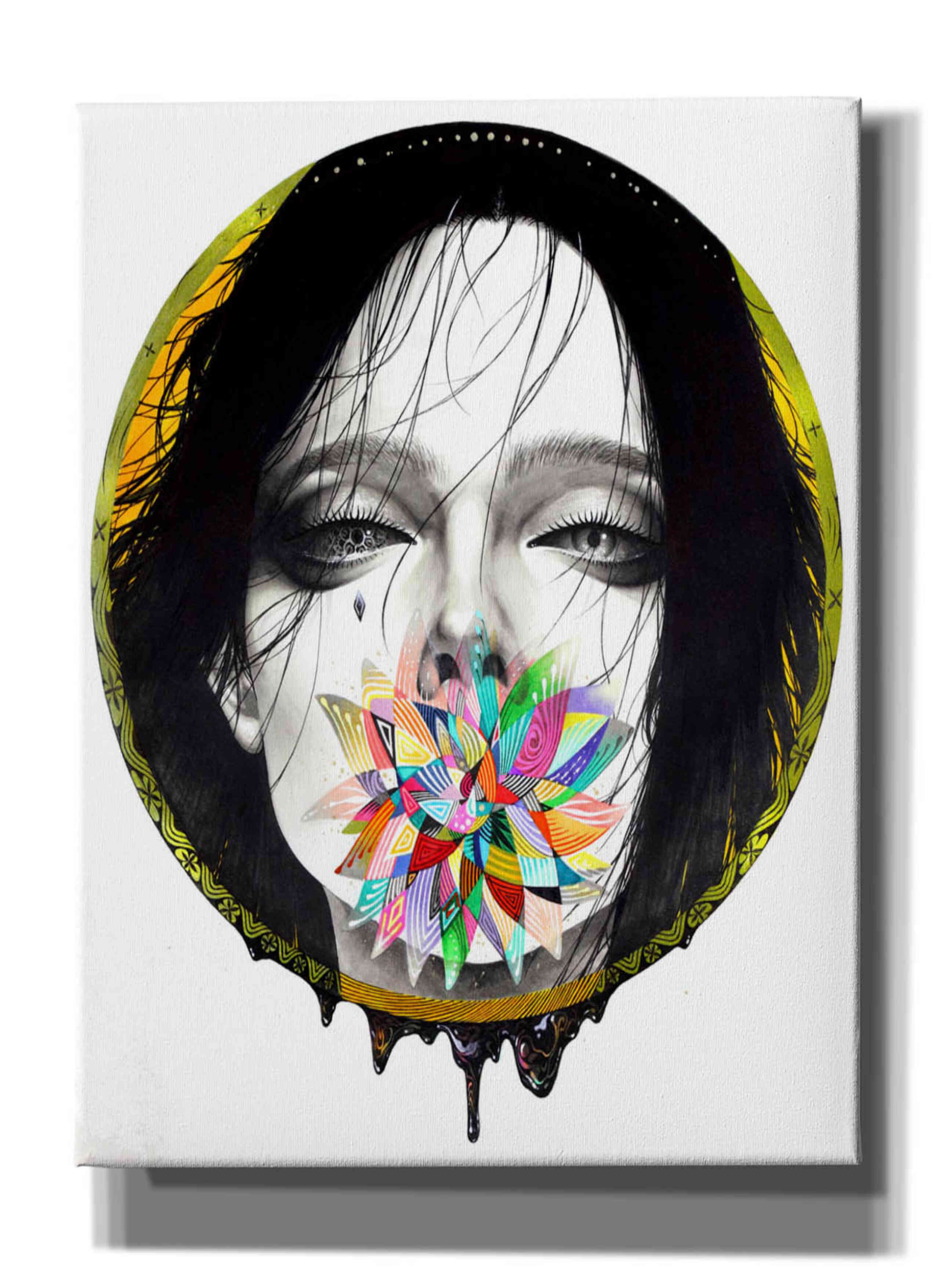 'Black Blossom' by MinJae, Giclee Canvas Wall Art