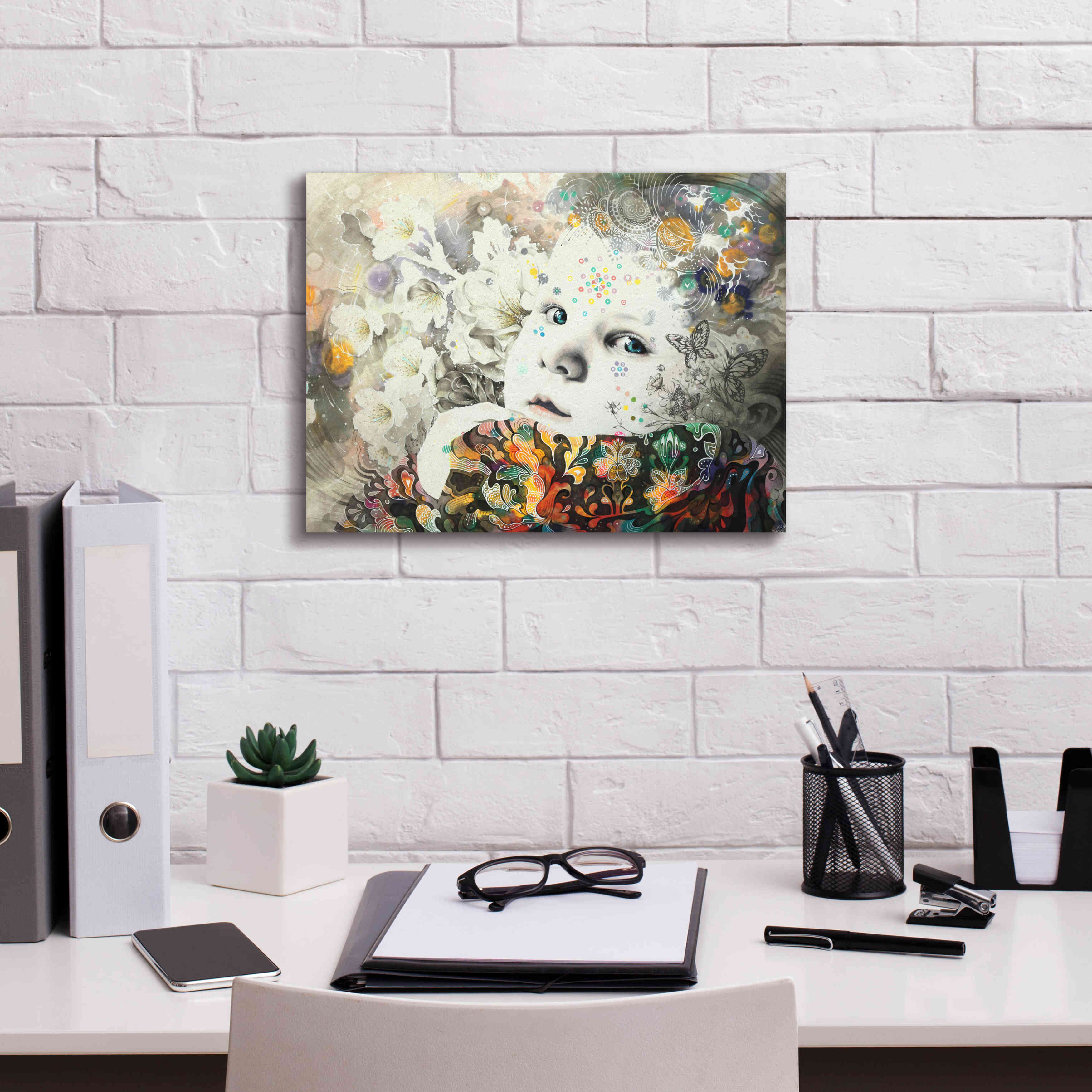 'Blooming' by MinJae, Giclee Canvas Wall Art,16 x 12