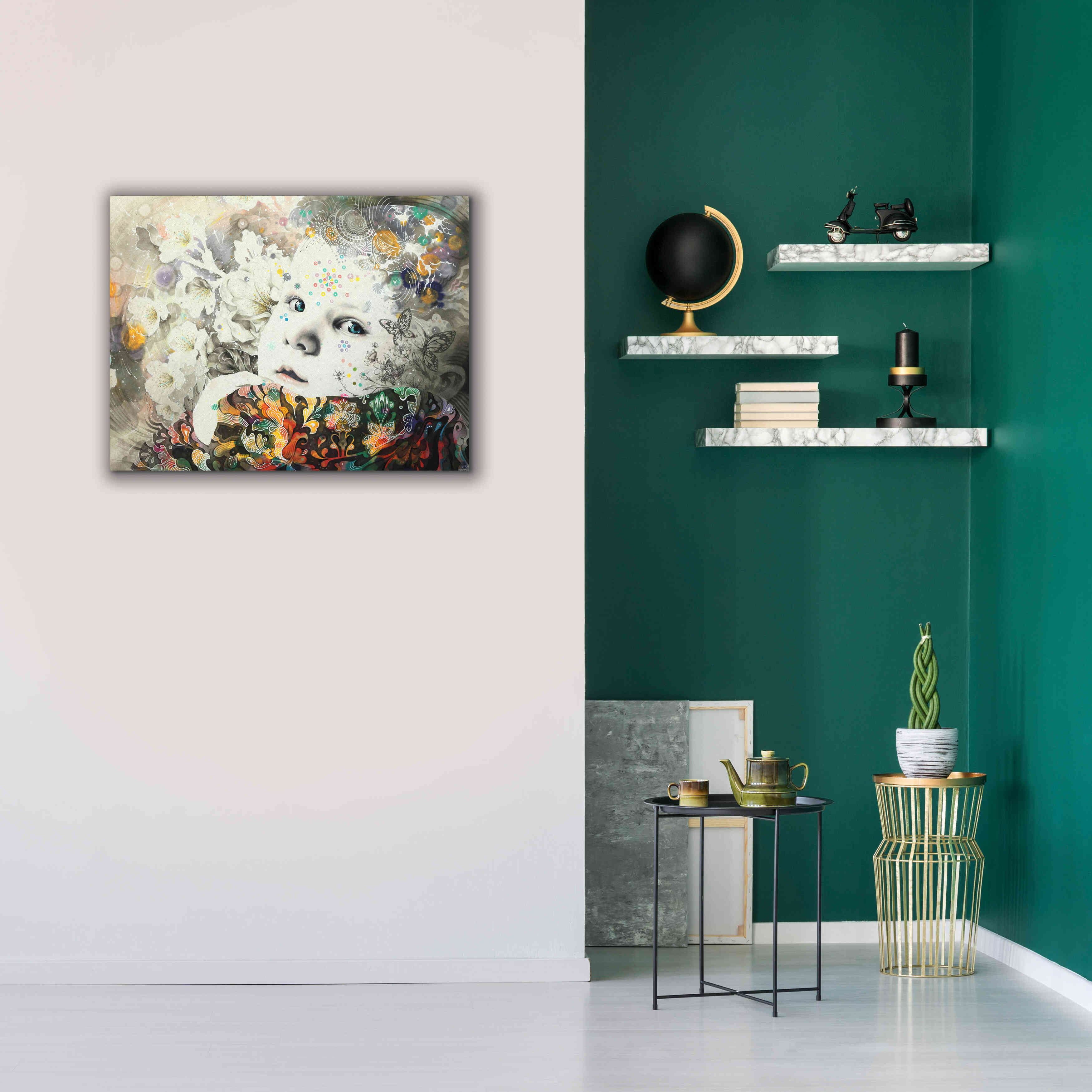 'Blooming' by MinJae, Giclee Canvas Wall Art,34 x 26