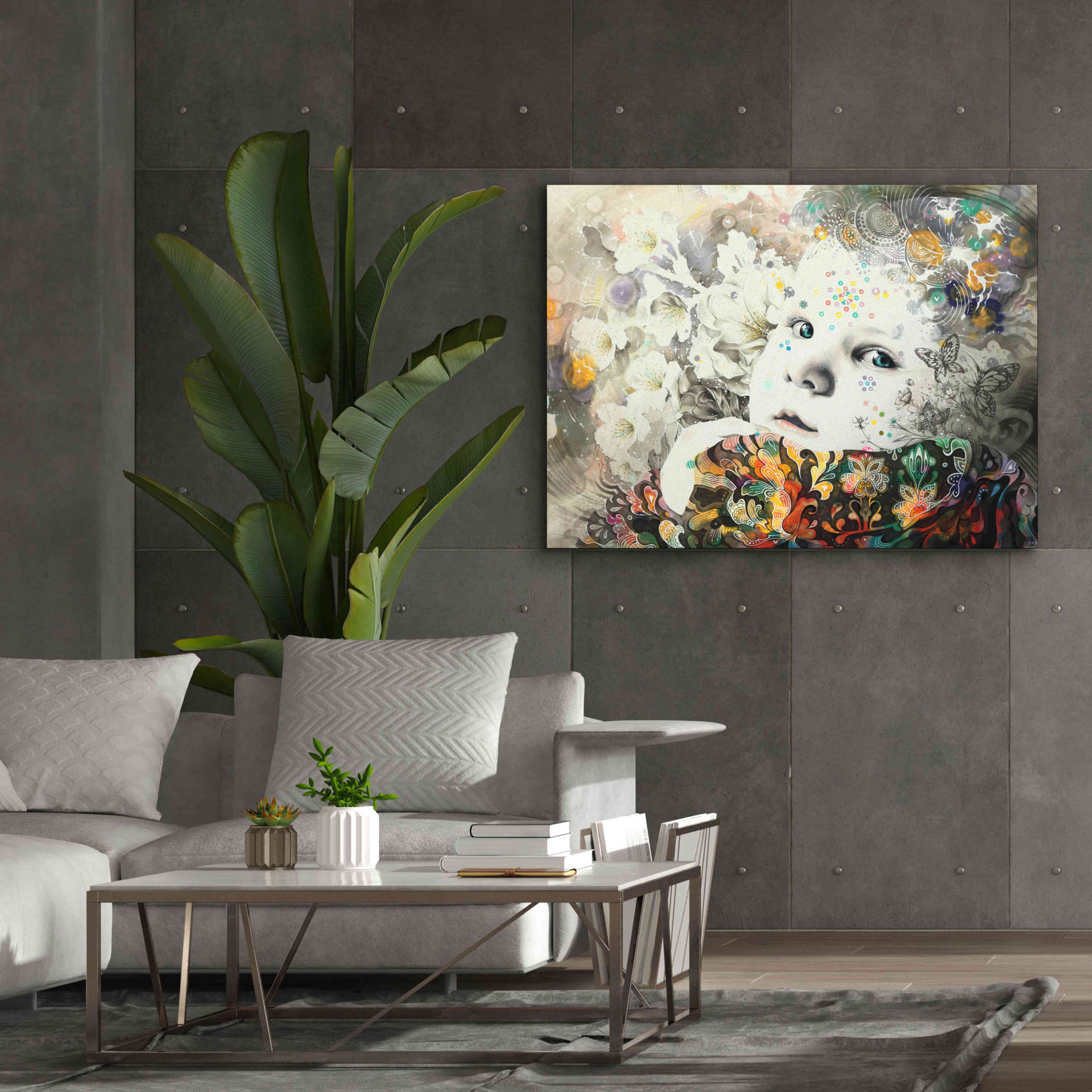 'Blooming' by MinJae, Giclee Canvas Wall Art,54 x 40