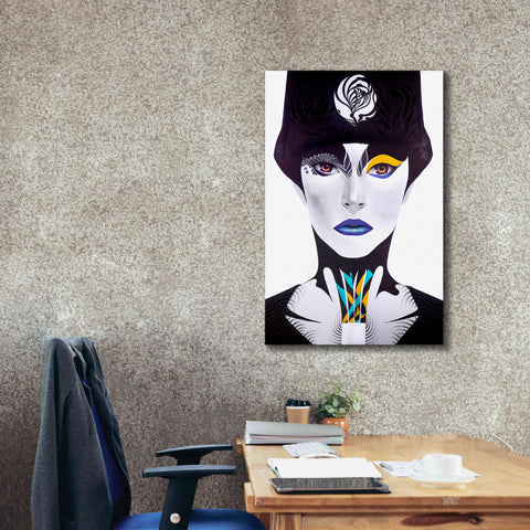 Image of 'Blue Lip' by MinJae, Giclee Canvas Wall Art,26 x 40