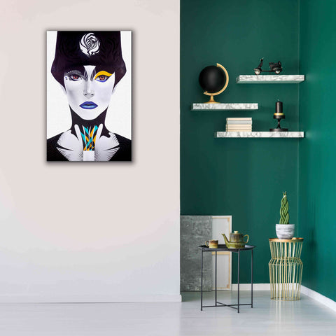 Image of 'Blue Lip' by MinJae, Giclee Canvas Wall Art,26 x 40