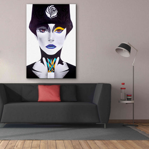 Image of 'Blue Lip' by MinJae, Giclee Canvas Wall Art,40 x 60