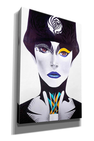 Image of 'Blue Lip' by MinJae, Giclee Canvas Wall Art