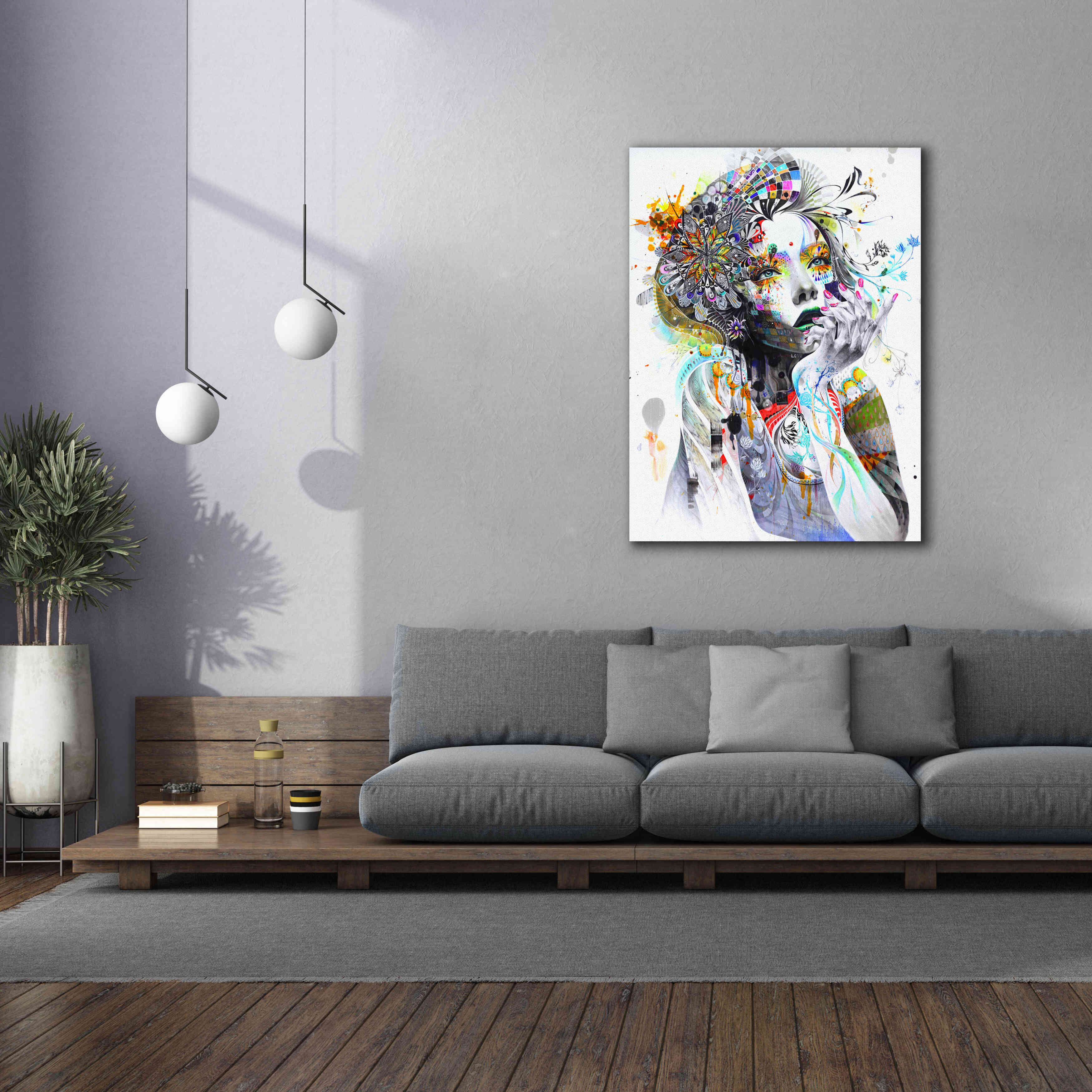 'Circulation' by MinJae, Giclee Canvas Wall Art,40 x 54