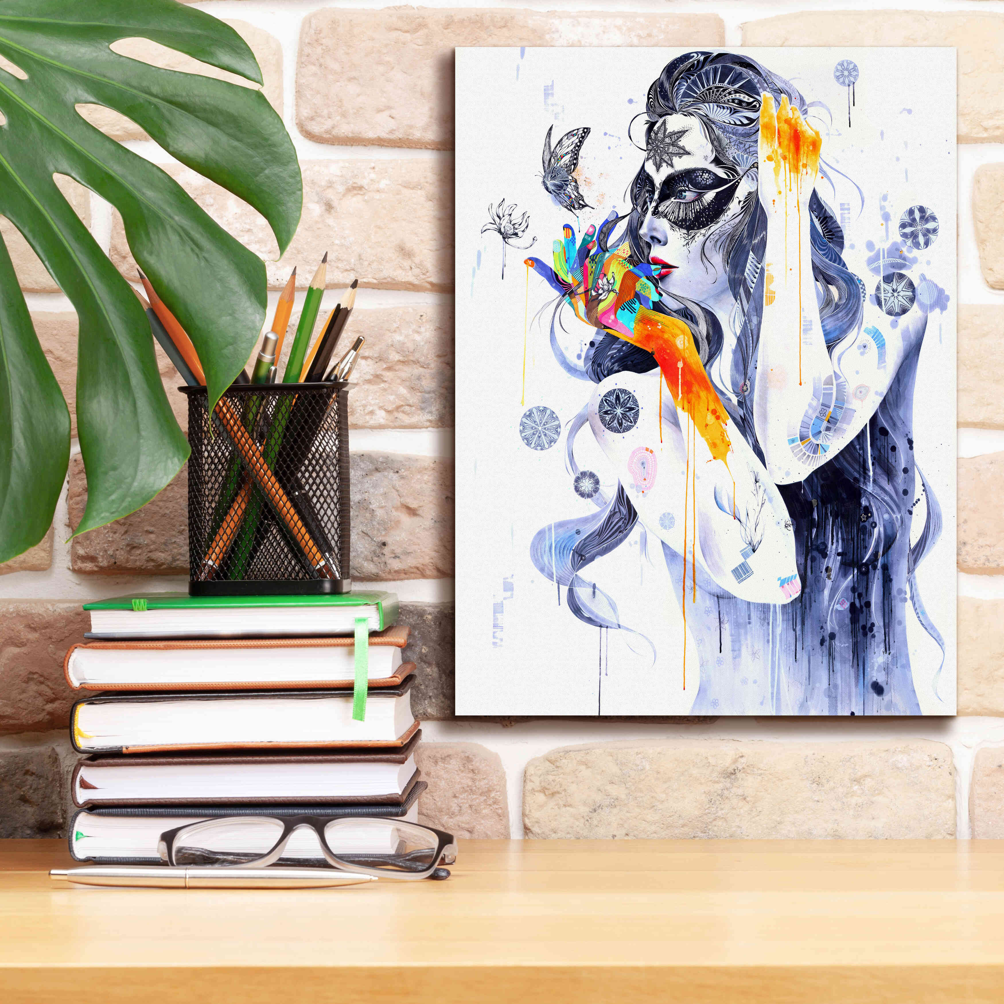 'Flower' by MinJae, Giclee Canvas Wall Art,12 x 16