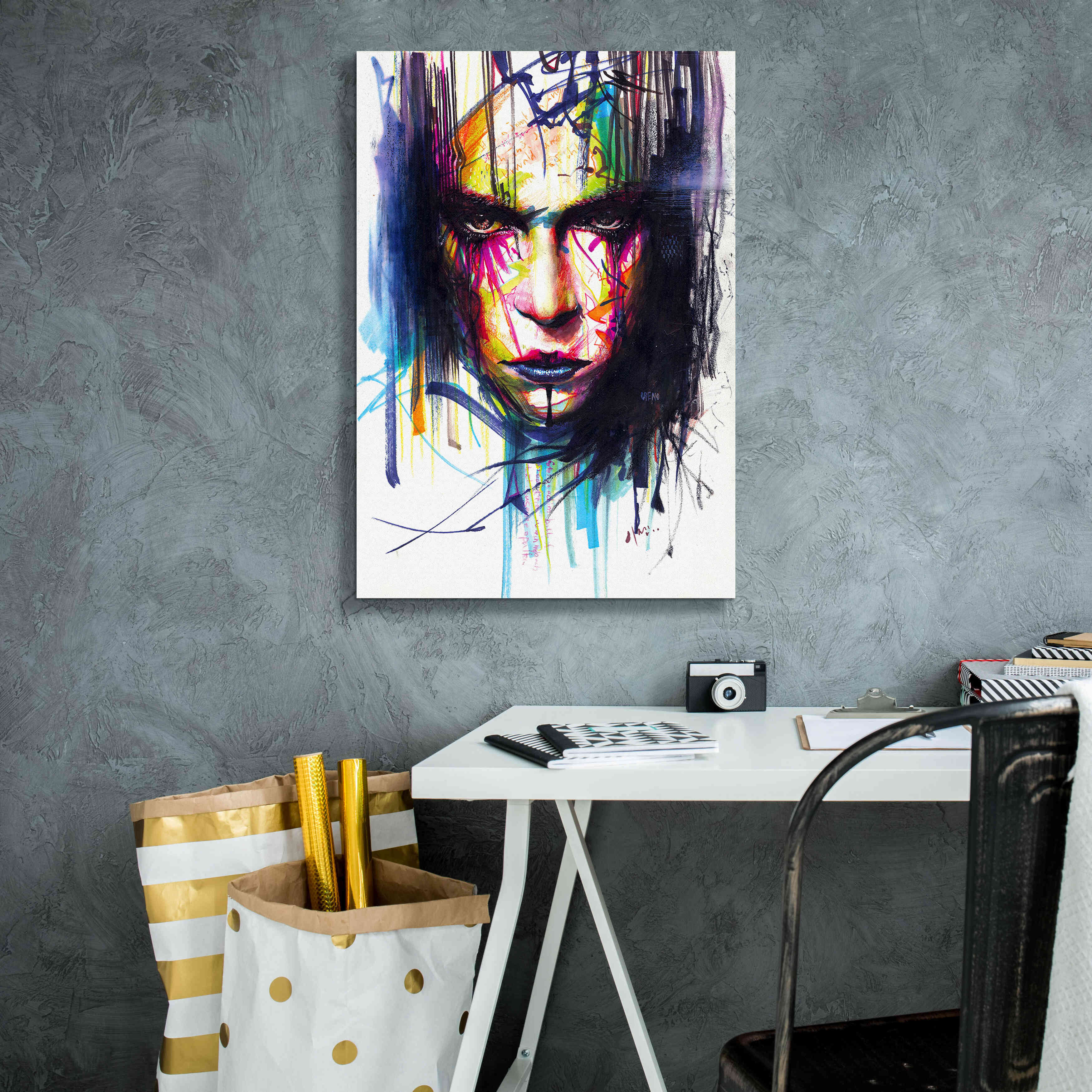 'Gaze 2' by MinJae, Giclee Canvas Wall Art,18 x 26