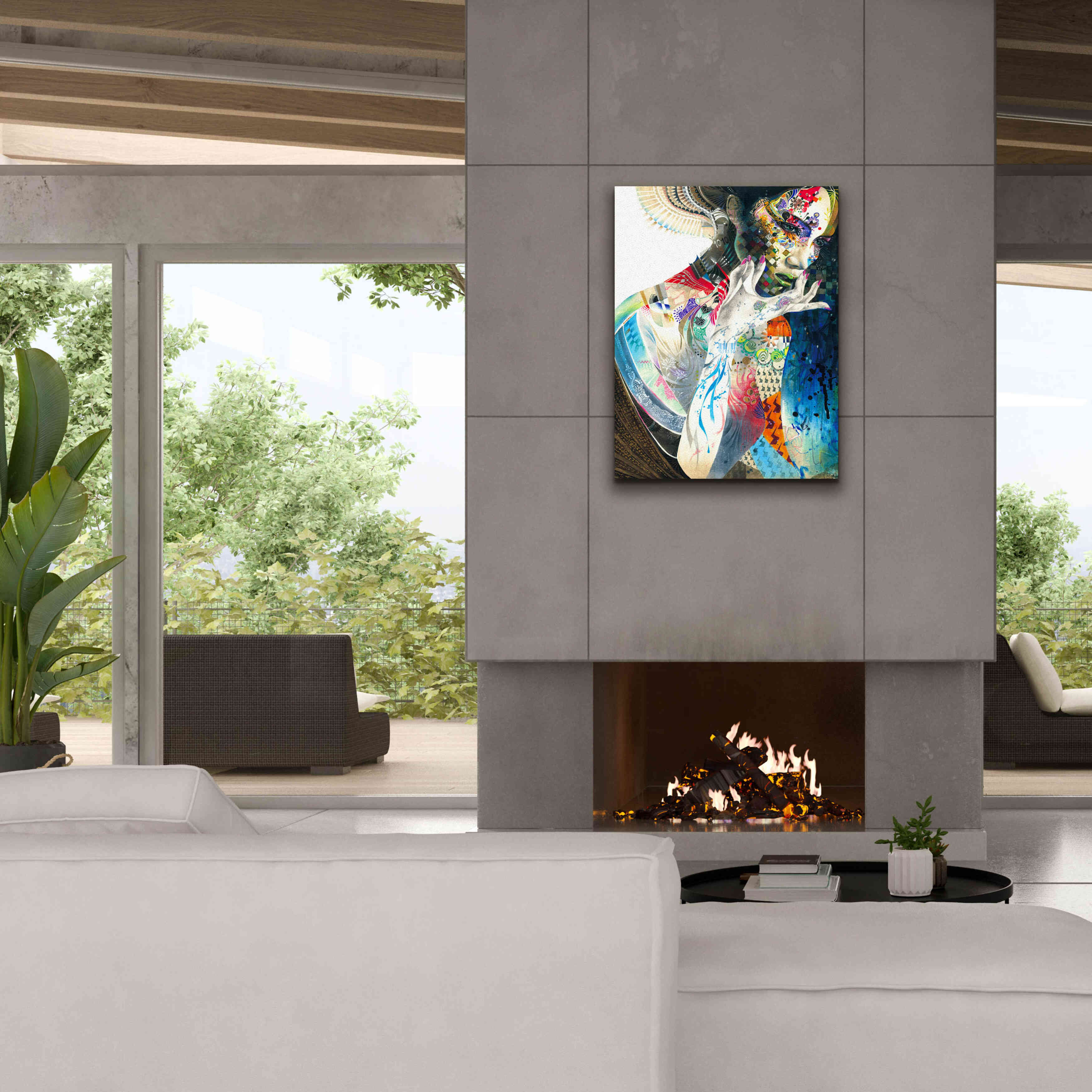 'Indian' by MinJae, Giclee Canvas Wall Art,26 x 34