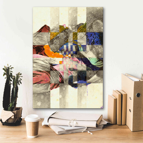 Image of 'Kiss ll' by MinJae, Giclee Canvas Wall Art,18 x 26