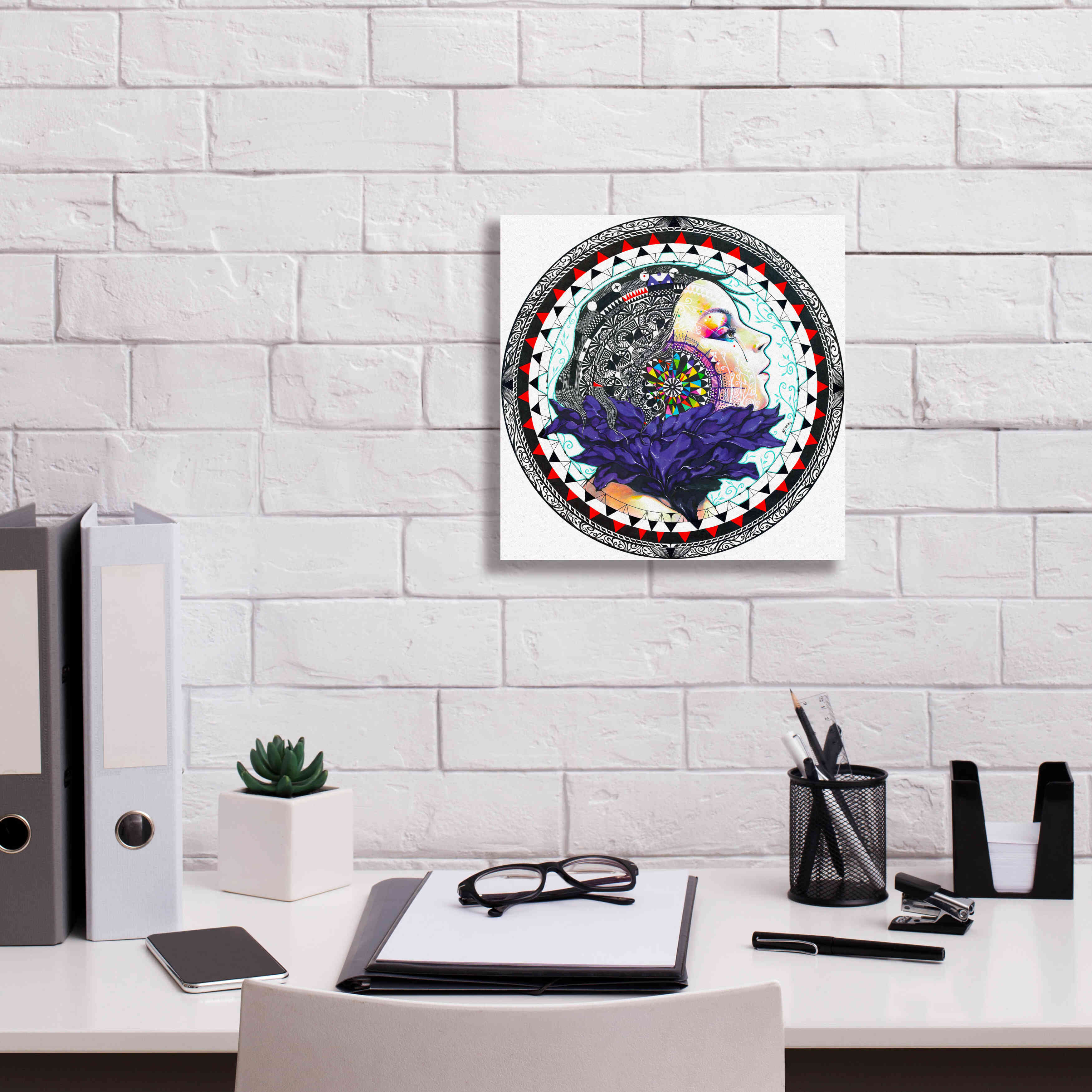 'Taxidermy' by MinJae, Giclee Canvas Wall Art,12 x 12